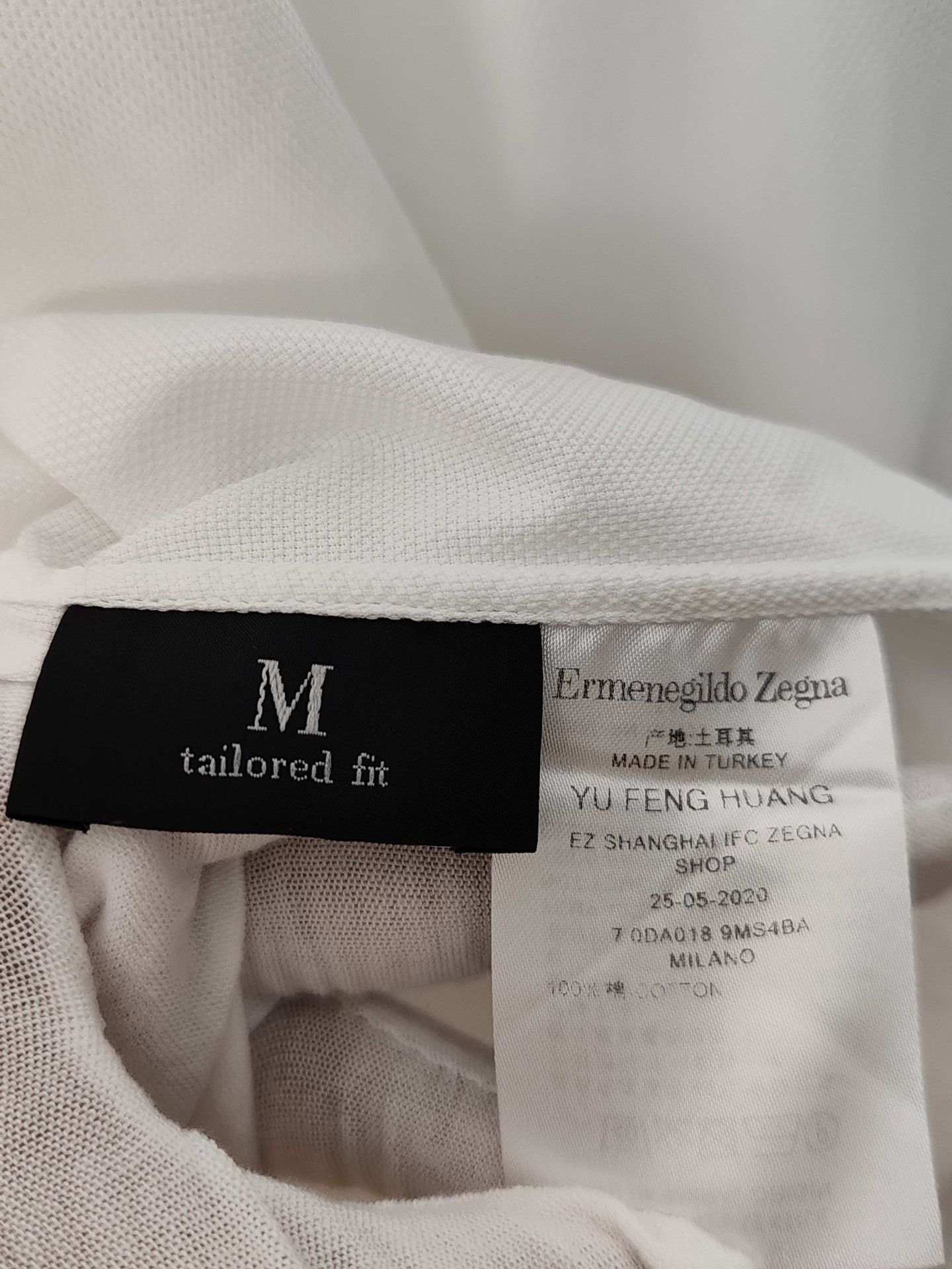 Ermenegildo Zegna Ermenegildo Zegna Trofeo Cotton Button Up Shirt Size M Size US M / EU 48-50 / 2 - 5 Thumbnail