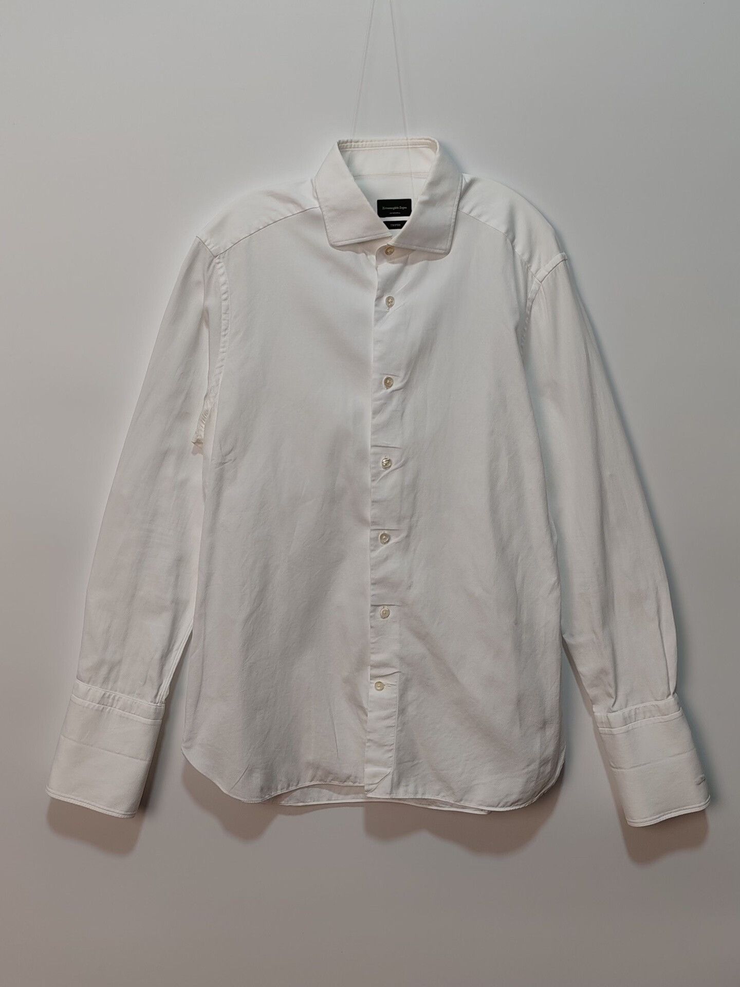 Ermenegildo Zegna Ermenegildo Zegna Trofeo Cotton Button Up Shirt Size M Size US M / EU 48-50 / 2 - 2 Thumbnail