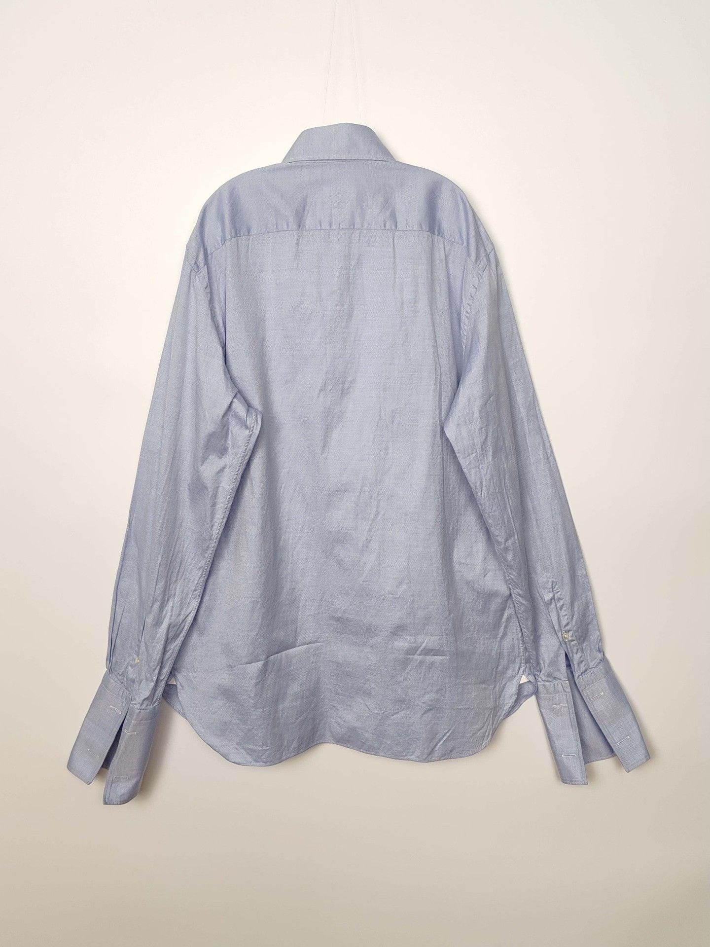Ermenegildo Zegna Ermenegildo Zegna Blue Check Shirt Size M Size US M / EU 48-50 / 2 - 3 Thumbnail