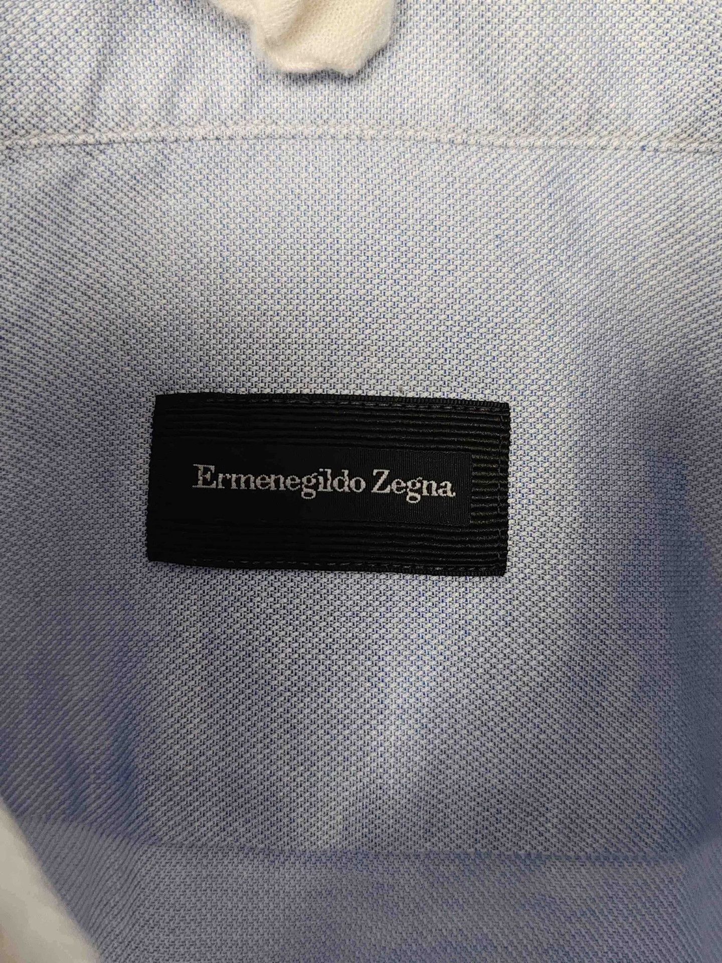 Ermenegildo Zegna Ermenegildo Zegna Blue Check Shirt Size M Size US M / EU 48-50 / 2 - 4 Thumbnail