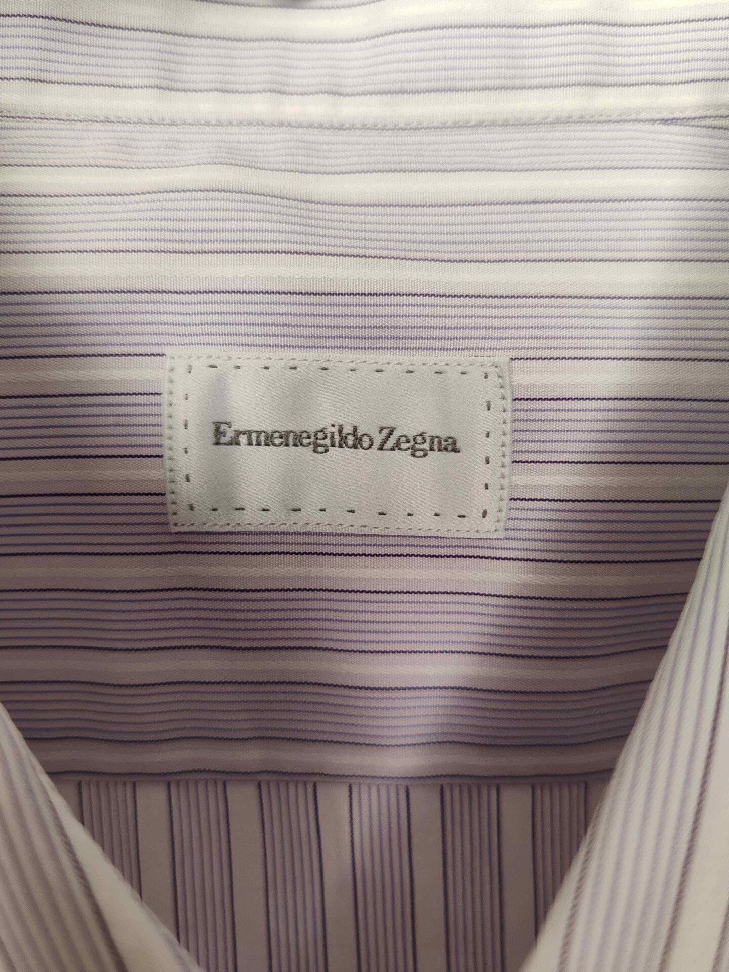 Ermenegildo Zegna Ermenegildo Zegna Striped Button Up Shirt Size M Size US M / EU 48-50 / 2 - 4 Thumbnail