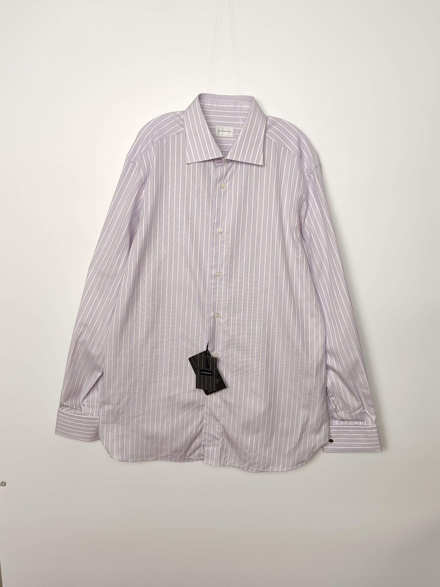 Ermenegildo Zegna Ermenegildo Zegna Striped Button Up Shirt Size M Size US M / EU 48-50 / 2 - 2 Thumbnail