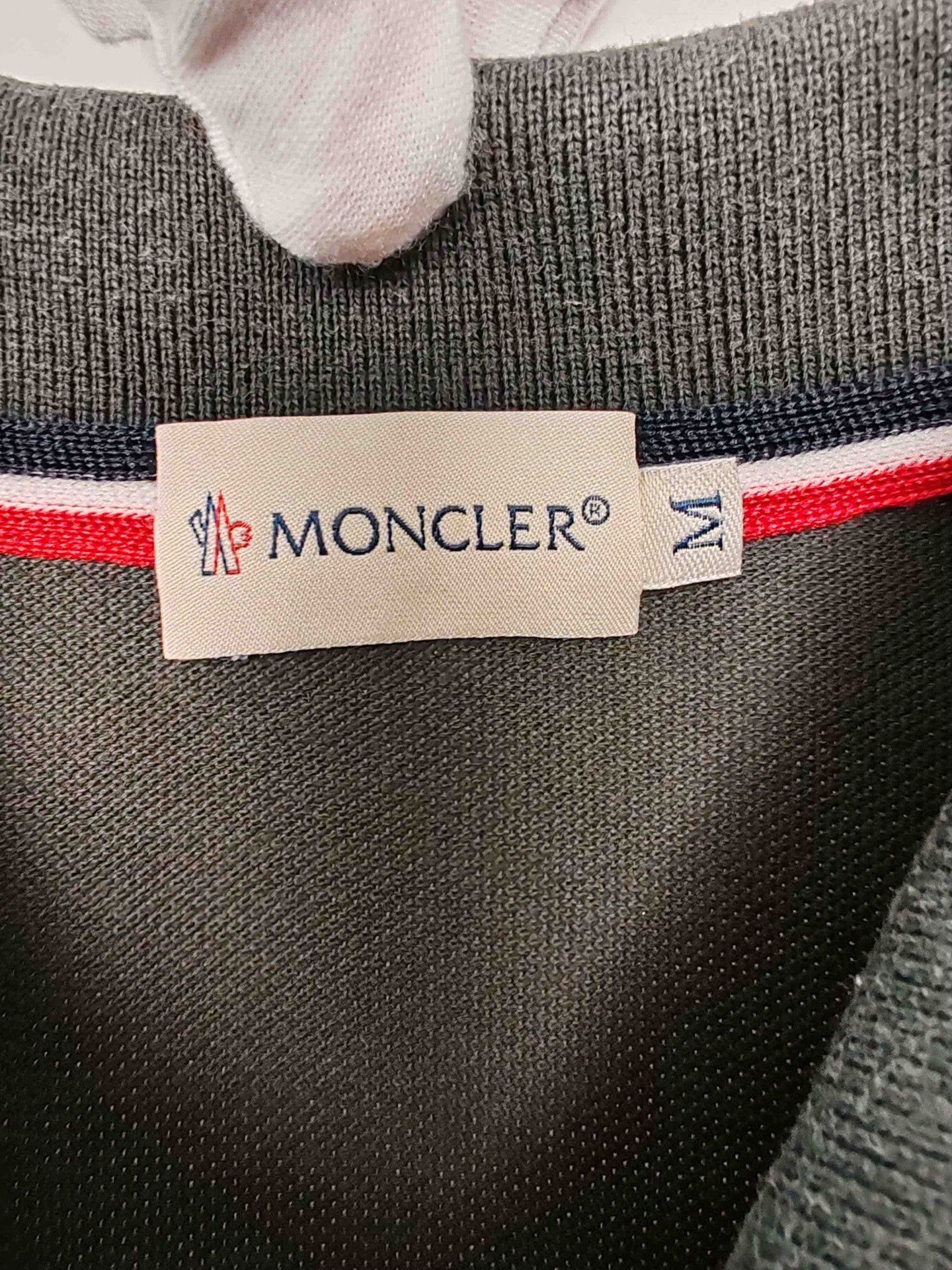Moncler Moncler Logo Long Sleeve Polo Shirt Size M Size US M / EU 48-50 / 2 - 4 Thumbnail