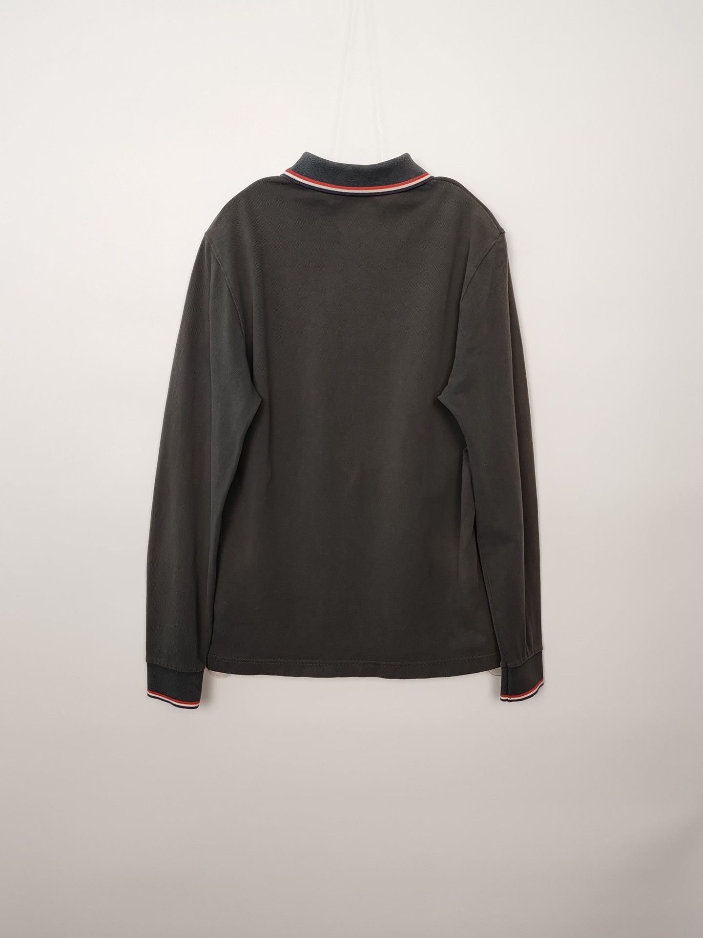 Moncler Moncler Logo Long Sleeve Polo Shirt Size M Size US M / EU 48-50 / 2 - 3 Thumbnail