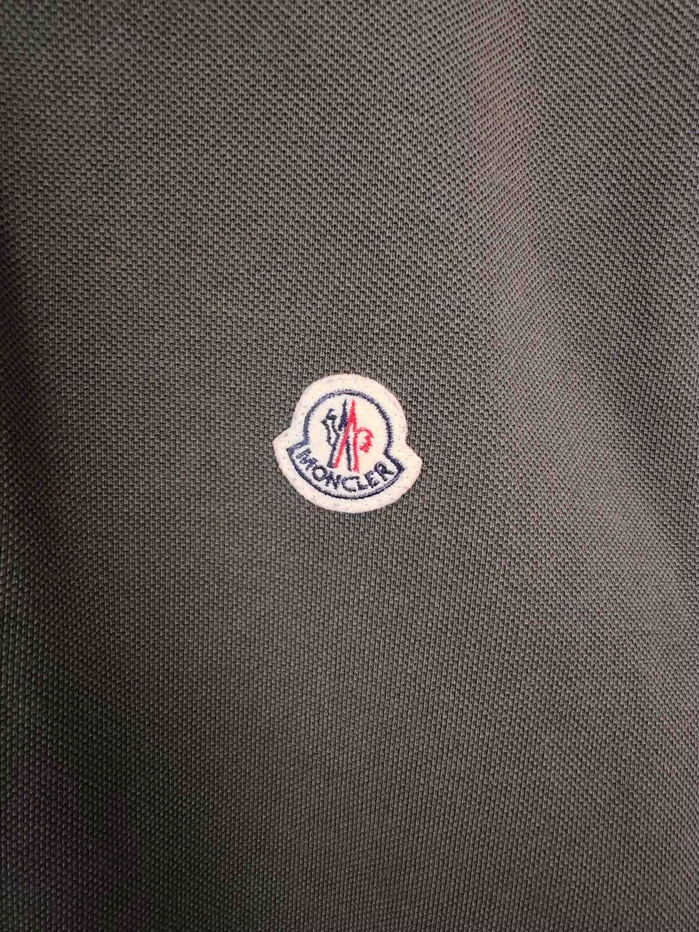 Moncler Moncler Logo Long Sleeve Polo Shirt Size M Size US M / EU 48-50 / 2 - 5 Thumbnail