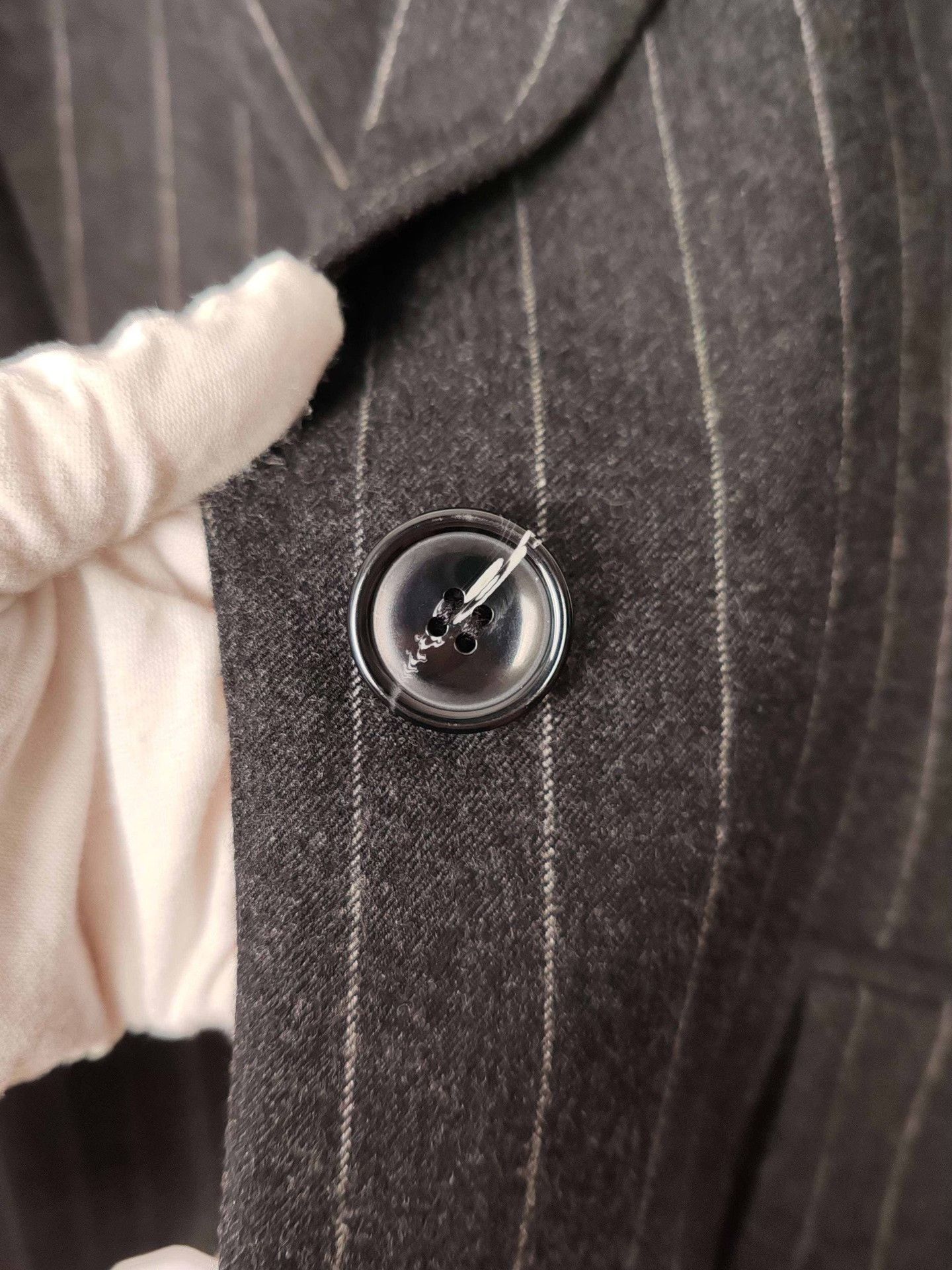 Saint Laurent Paris Saint Laurent Pinstripe Wool Blazer Size 36 Size XS / US 0-2 / IT 36-38 - 6 Thumbnail