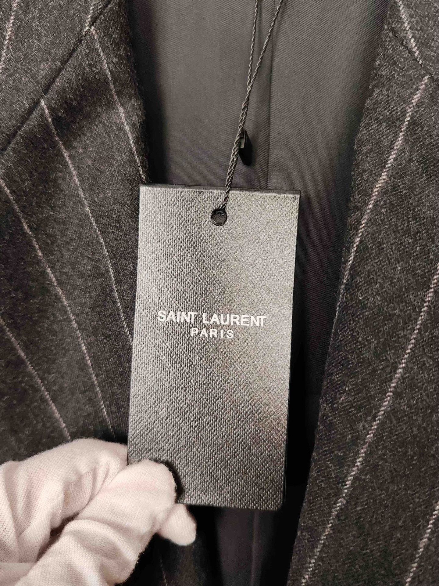 Saint Laurent Paris Saint Laurent Pinstripe Wool Blazer Size 36 Size XS / US 0-2 / IT 36-38 - 5 Thumbnail