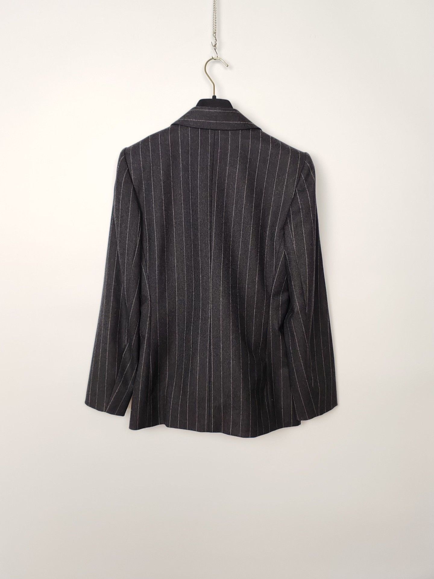 Saint Laurent Paris Saint Laurent Pinstripe Wool Blazer Size 36 Size XS / US 0-2 / IT 36-38 - 3 Thumbnail