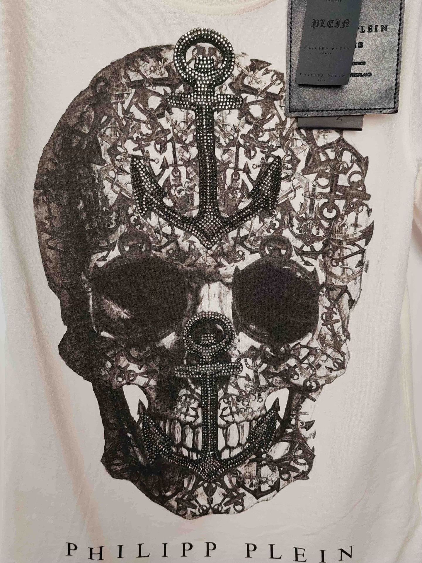 Philipp Plein Philipp Plein Anchor Skull T-Shirt US M Size US M / EU 48-50 / 2 - 8 Thumbnail