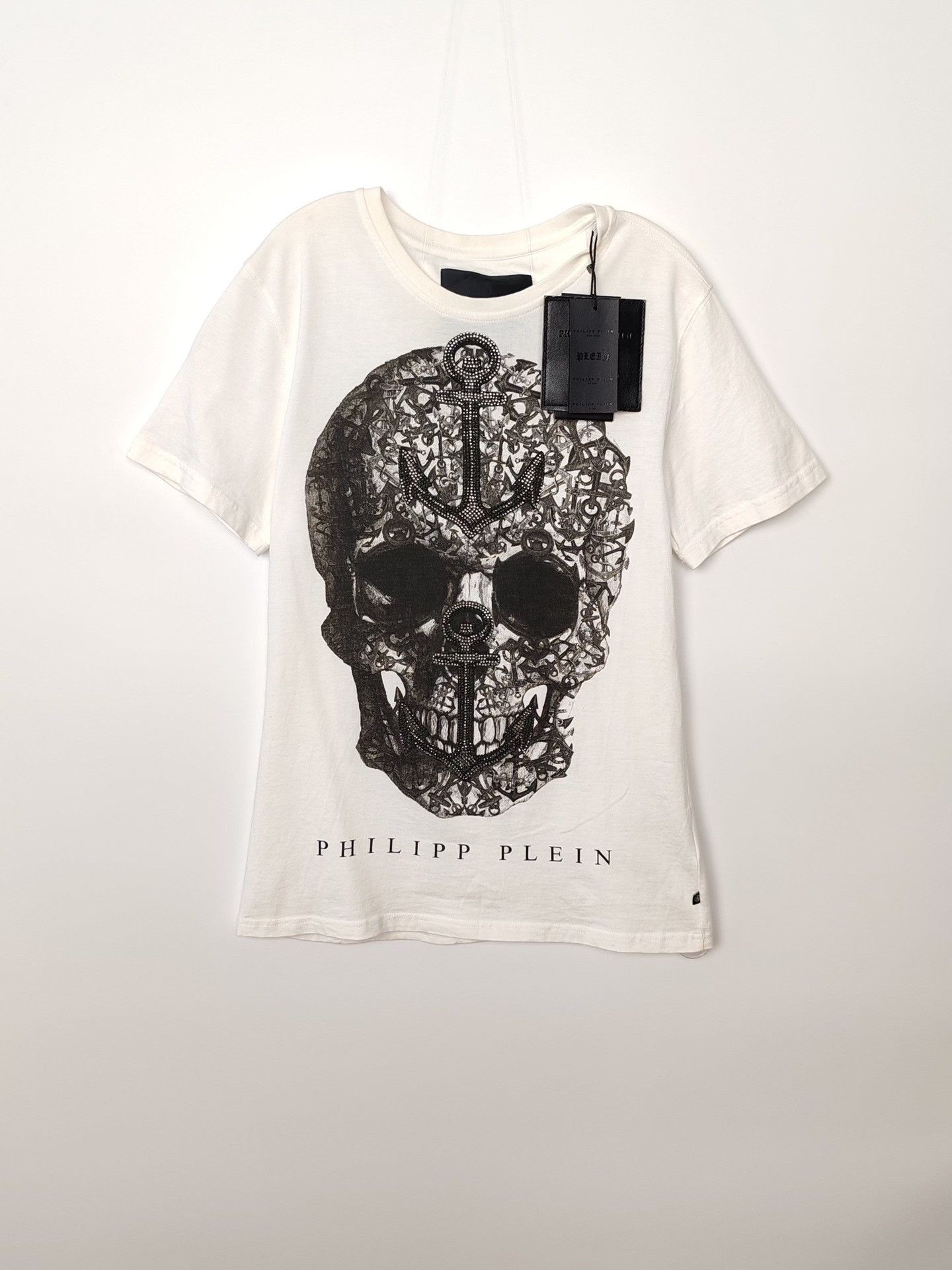 Philipp Plein Philipp Plein Anchor Skull T-Shirt US M Size US M / EU 48-50 / 2 - 2 Thumbnail