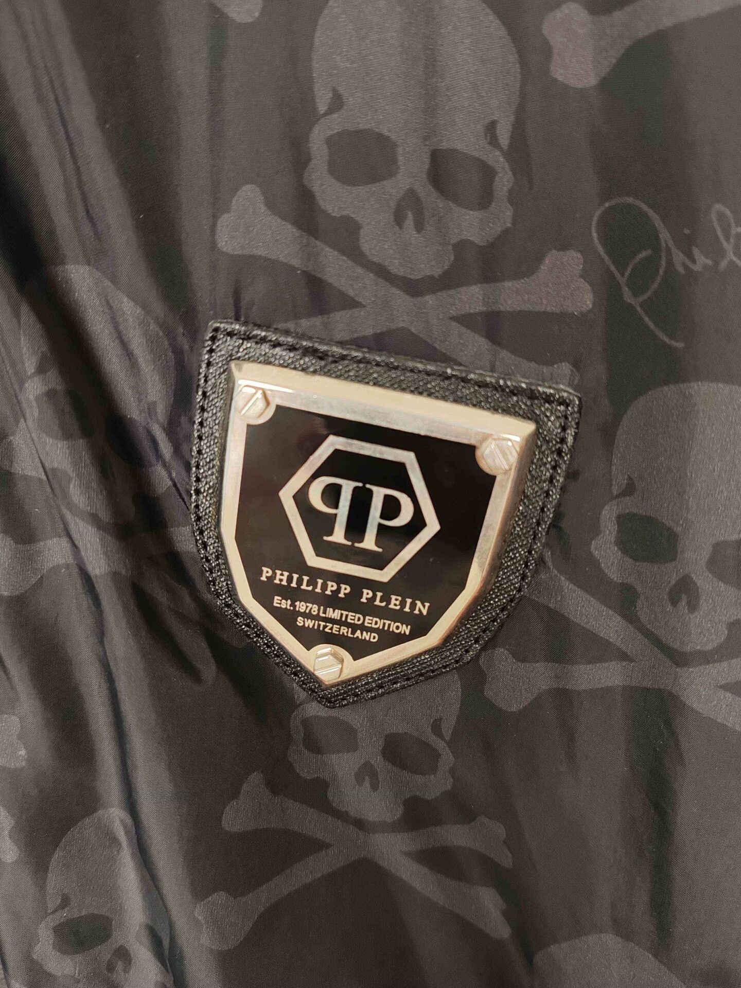 Philipp Plein Philipp Plein Skull Print Bomber Jacket Size L Size US L / EU 52-54 / 3 - 6 Thumbnail