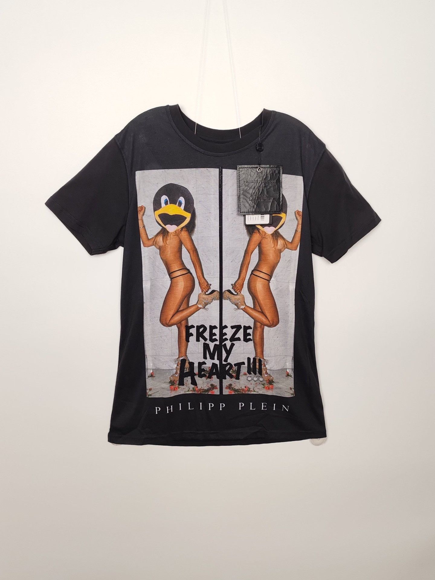 Philipp Plein Philipp Plein Freeze My Heart Graphic T-Shirt Size M Size US M / EU 48-50 / 2 - 2 Thumbnail