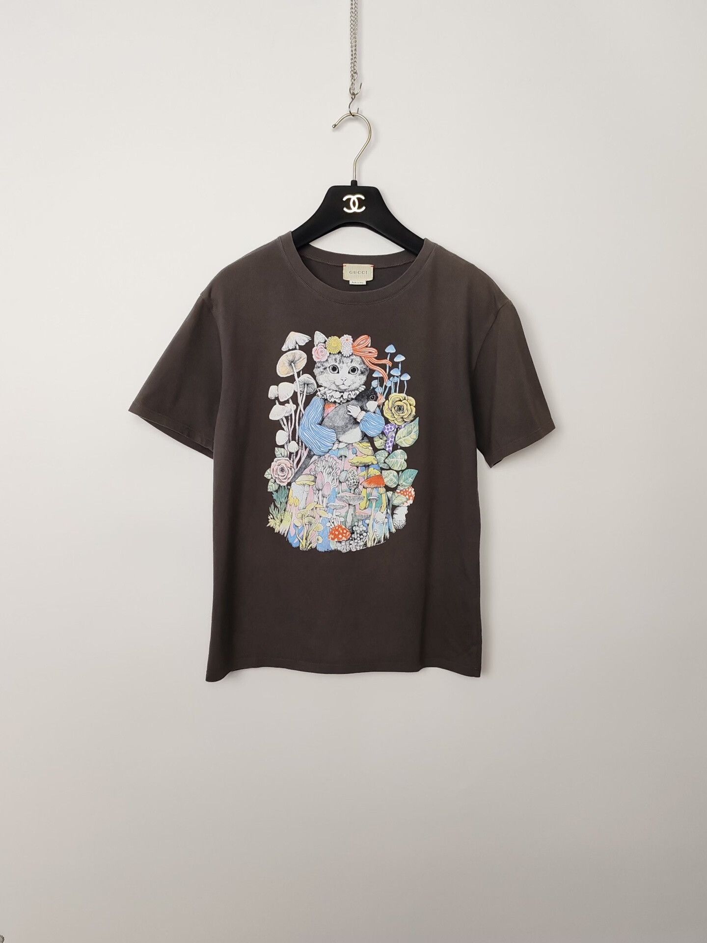 Gucci Gucci x Yuko Higuchi Cat Graphic T-Shirt Size XS Size XS / US 0-2 / IT 36-38 - 2 Thumbnail