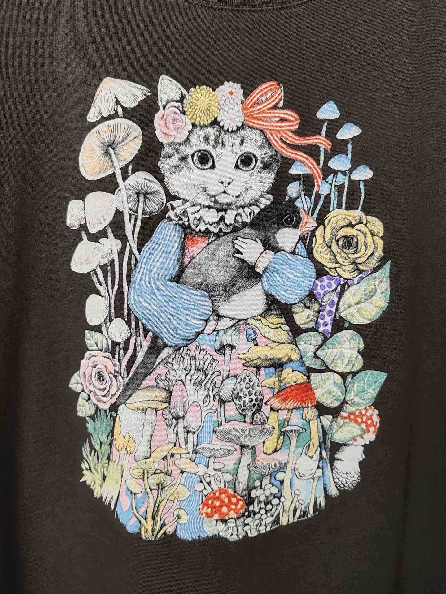 Gucci Gucci x Yuko Higuchi Cat Graphic T-Shirt Size XS Size XS / US 0-2 / IT 36-38 - 5 Thumbnail