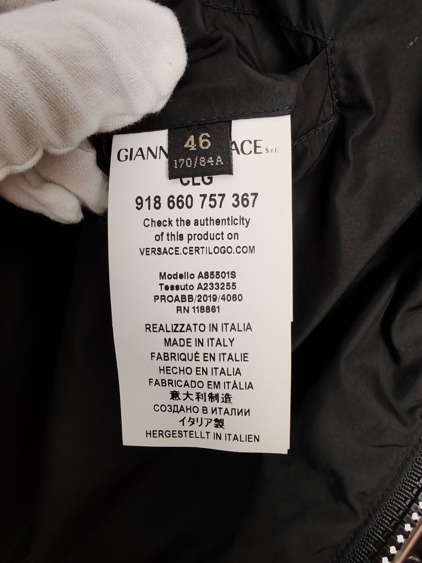 Versace Versace Medusa Embroidery Puffer Jacket Size S Size US S / EU 44-46 / 1 - 6 Thumbnail