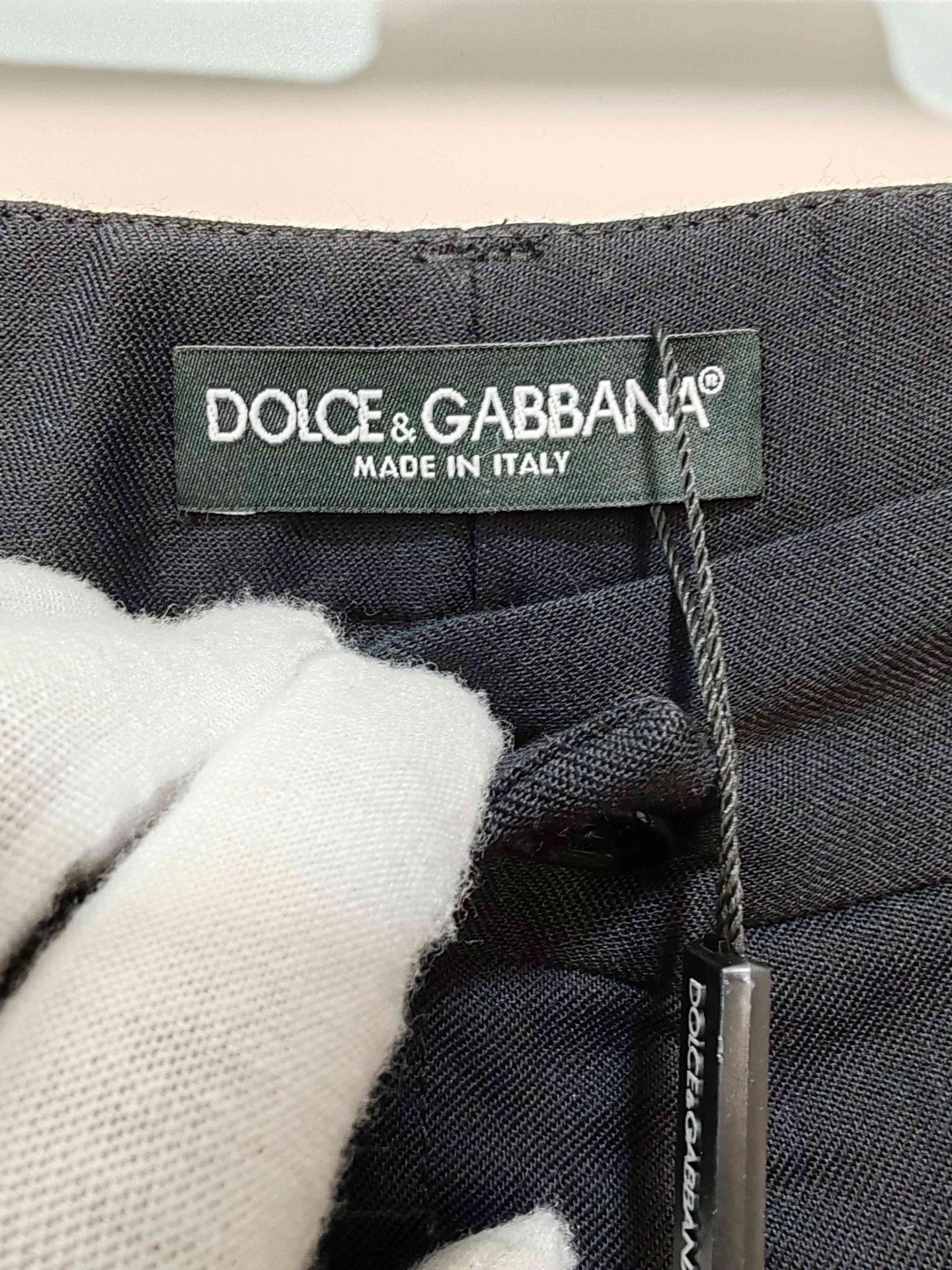 Dolce & Gabbana Dolce & Gabbana Gold Logo Plaque Pants Size 38 Size 26" / US 2 / IT 38 - 4 Thumbnail