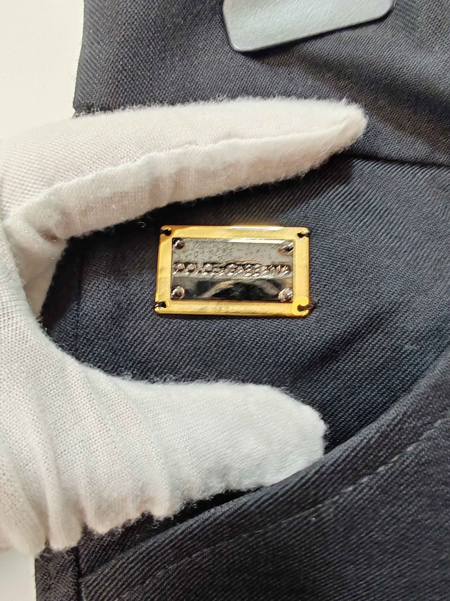 Dolce & Gabbana Dolce & Gabbana Gold Logo Plaque Pants Size 38 Size 26" / US 2 / IT 38 - 6 Thumbnail