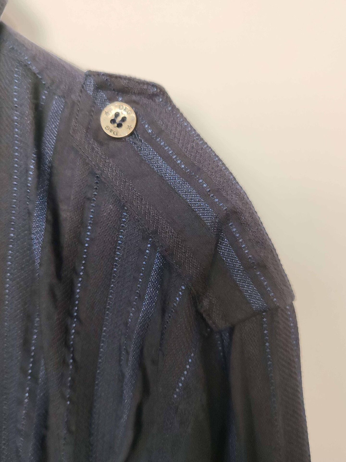 Dolce & Gabbana D&G Anchor Embroidery Button Up Shirt Size M Size US M / EU 48-50 / 2 - 7 Thumbnail