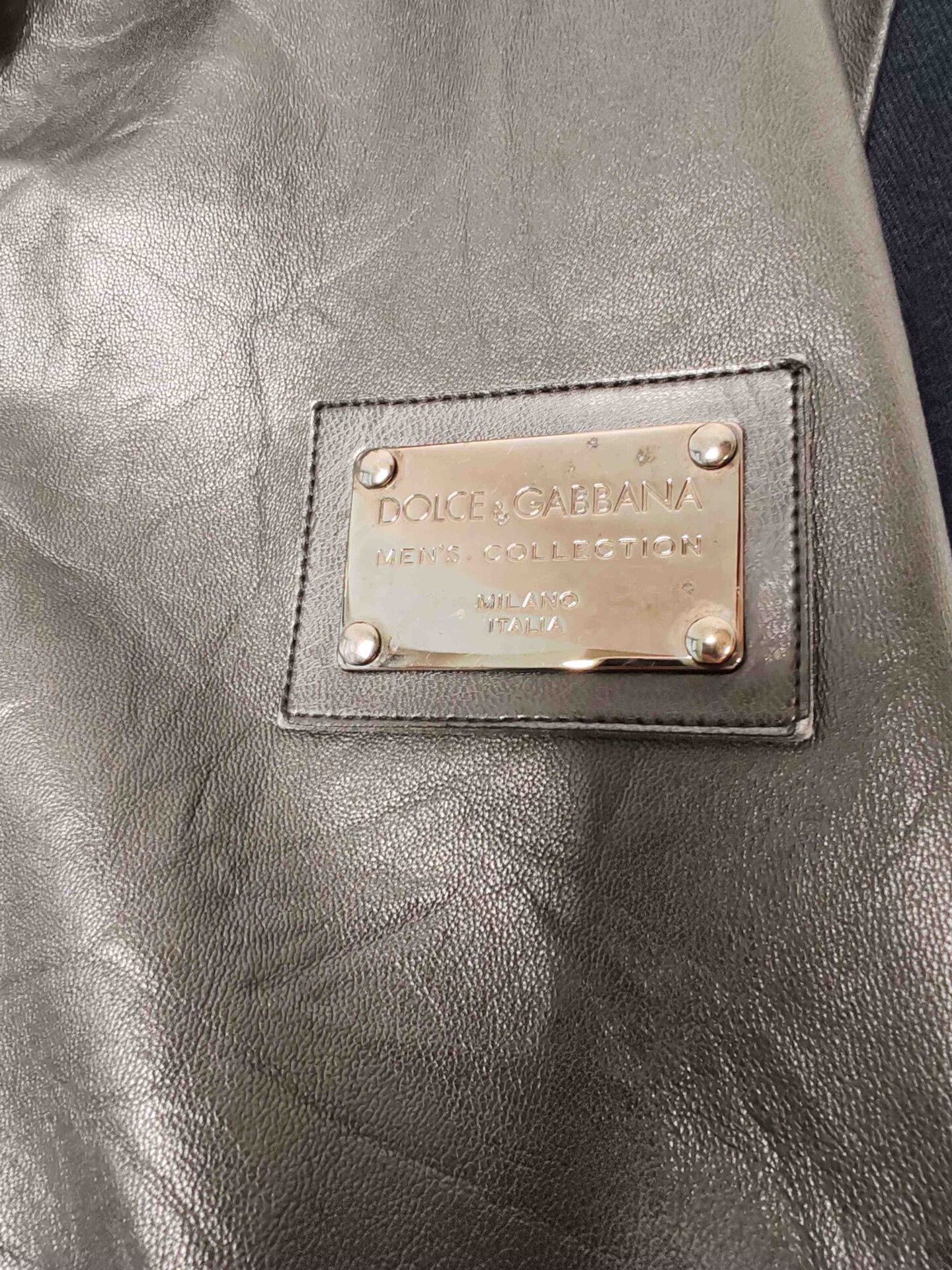 Dolce & Gabbana Dolce & Gabbana Leather Panel Jacket Size M Size US M / EU 48-50 / 2 - 6 Thumbnail