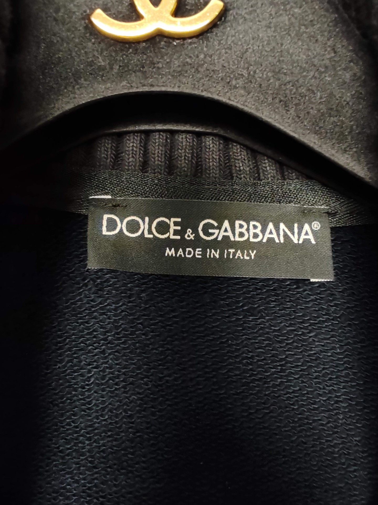 Dolce & Gabbana Dolce & Gabbana Leather Panel Jacket Size M Size US M / EU 48-50 / 2 - 4 Thumbnail