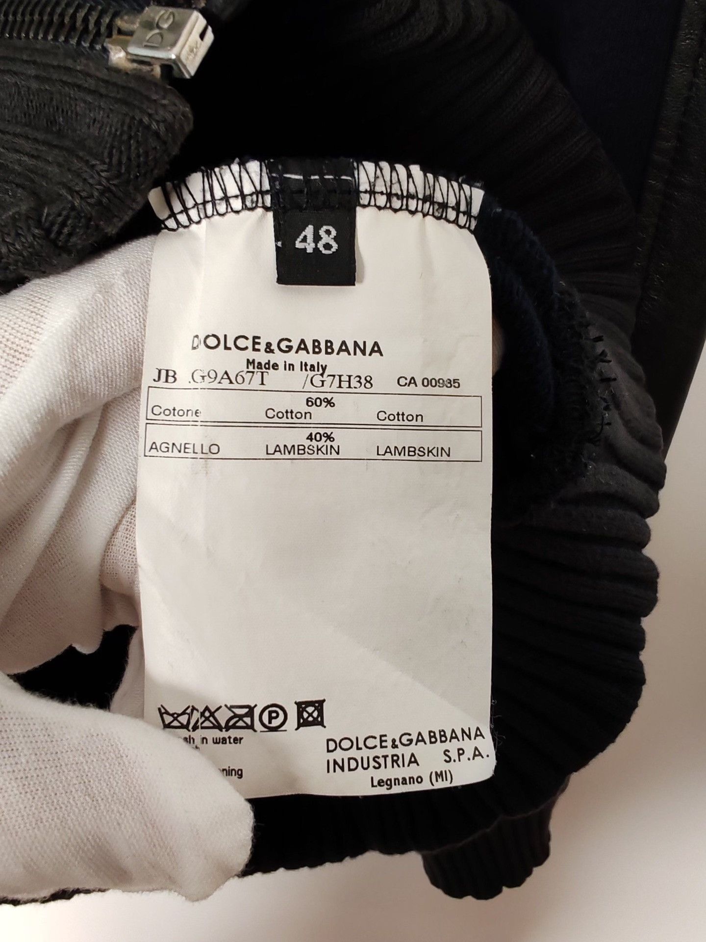Dolce & Gabbana Dolce & Gabbana Leather Panel Jacket Size M Size US M / EU 48-50 / 2 - 9 Thumbnail