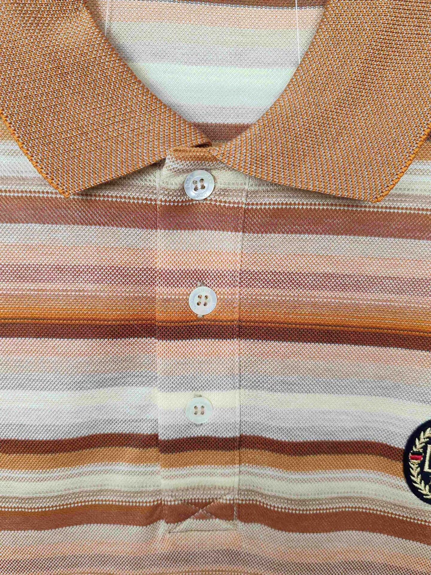 Dolce & Gabbana D&G Striped Polo Shirt Size M Size US M / EU 48-50 / 2 - 6 Thumbnail