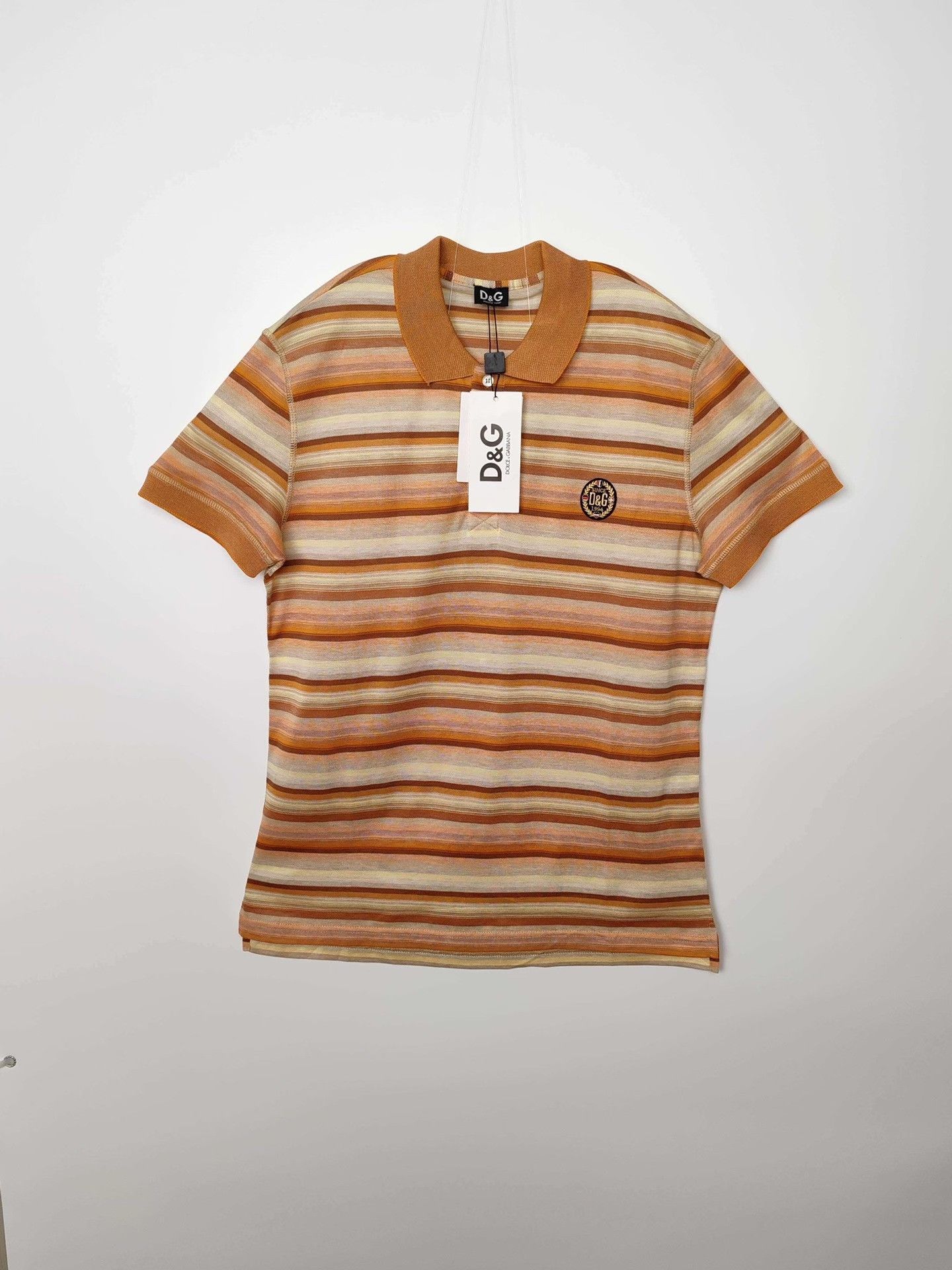 Dolce & Gabbana D&G Striped Polo Shirt Size XL Size US XL / EU 56 / 4 - 2 Thumbnail