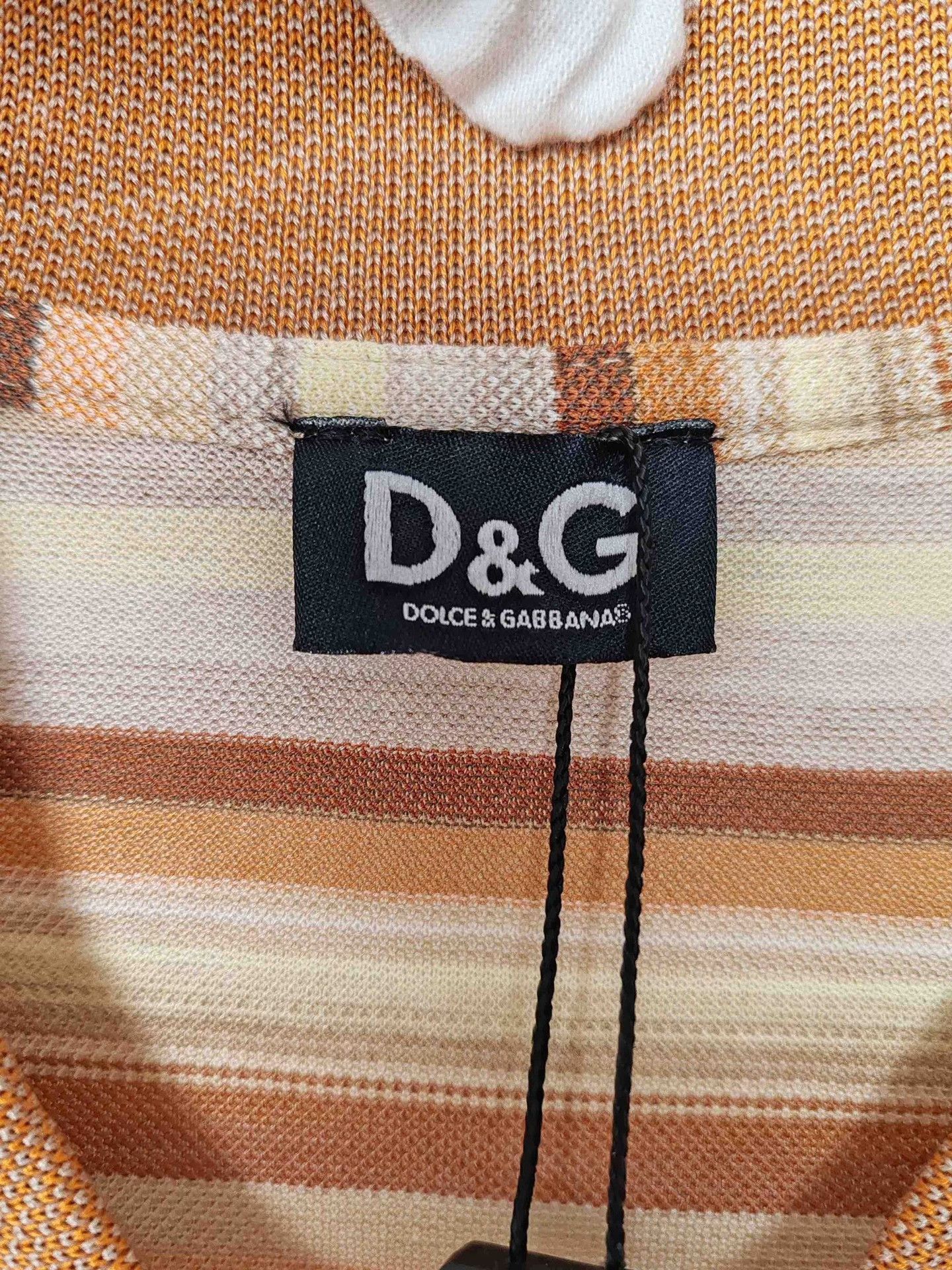 Dolce & Gabbana D&G Striped Polo Shirt Size XL Size US XL / EU 56 / 4 - 4 Thumbnail
