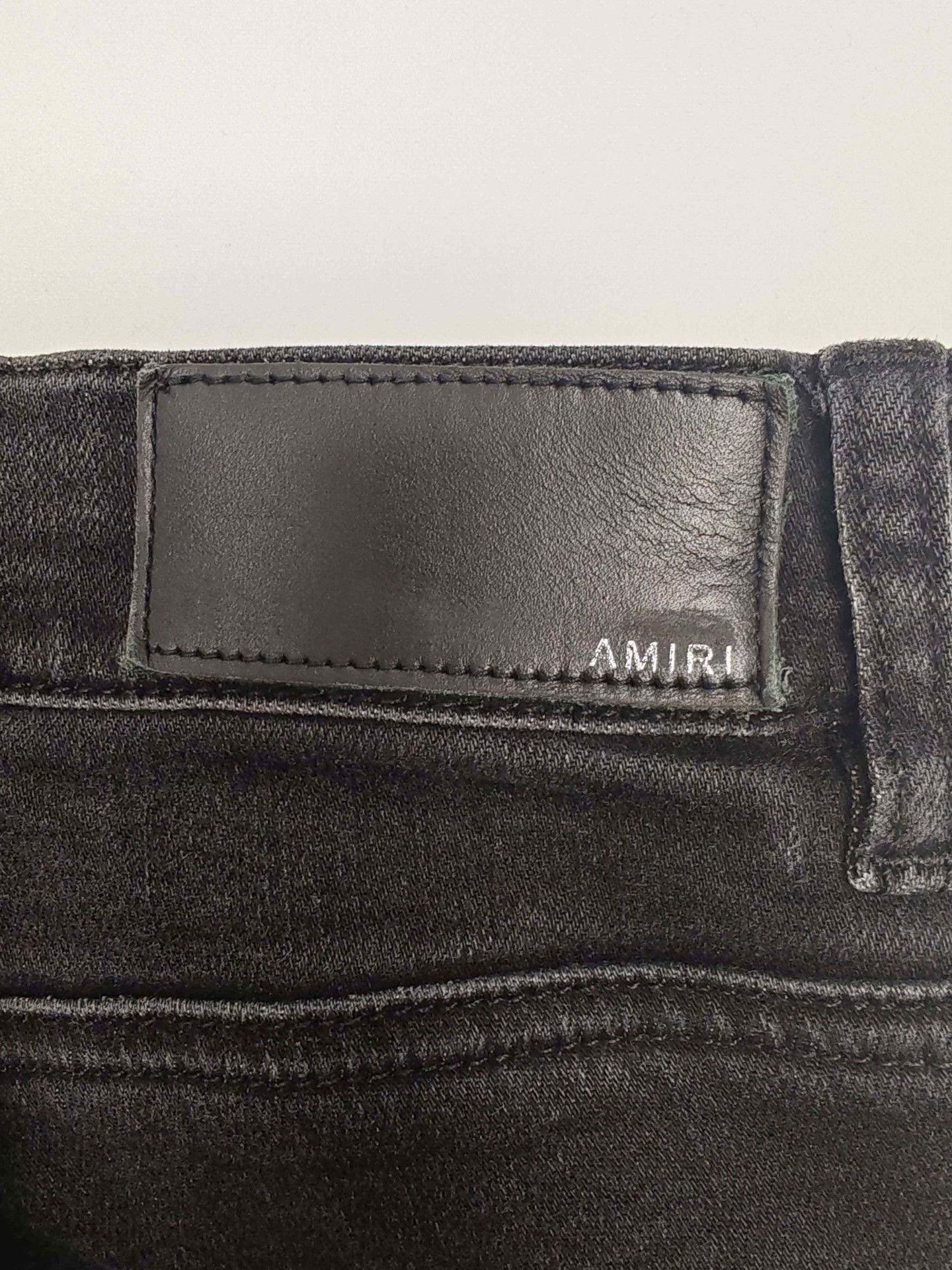 Amiri Amiri Distressed Black Denim Jeans Size 30 Size US 30 / EU 46 - 6 Thumbnail