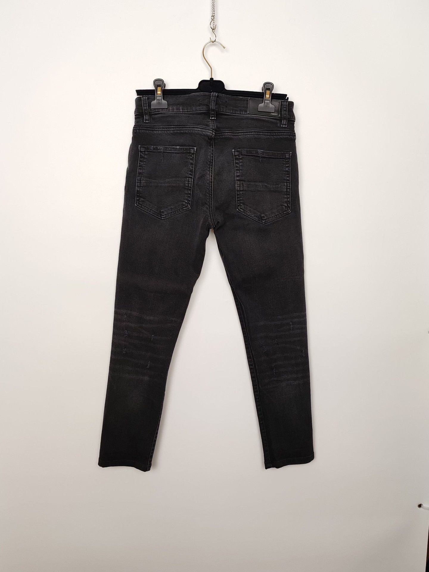 Amiri Amiri Distressed Black Denim Jeans Size 30 Size US 30 / EU 46 - 3 Thumbnail