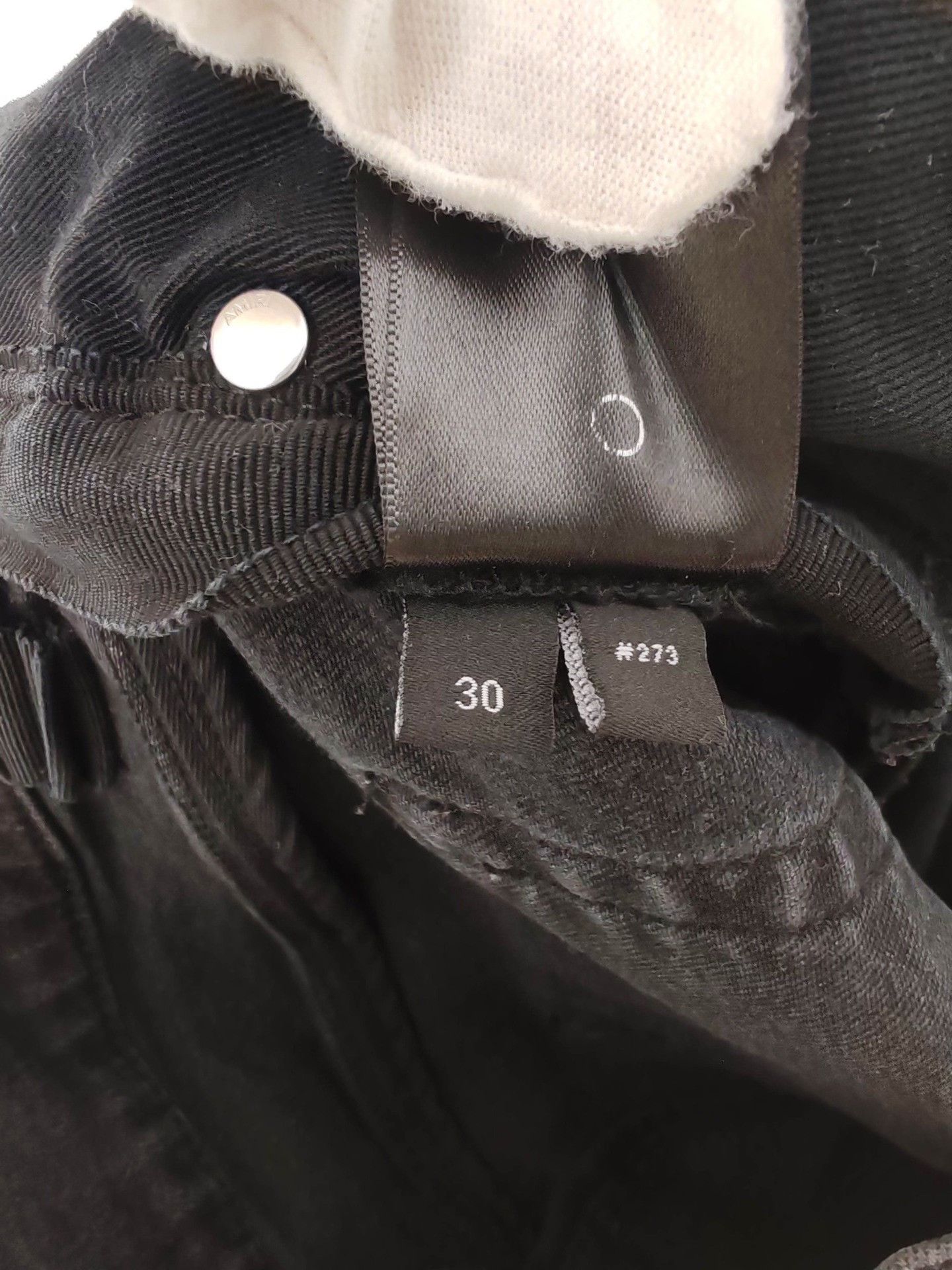 Amiri Amiri Distressed Black Denim Jeans Size 30 Size US 30 / EU 46 - 8 Thumbnail