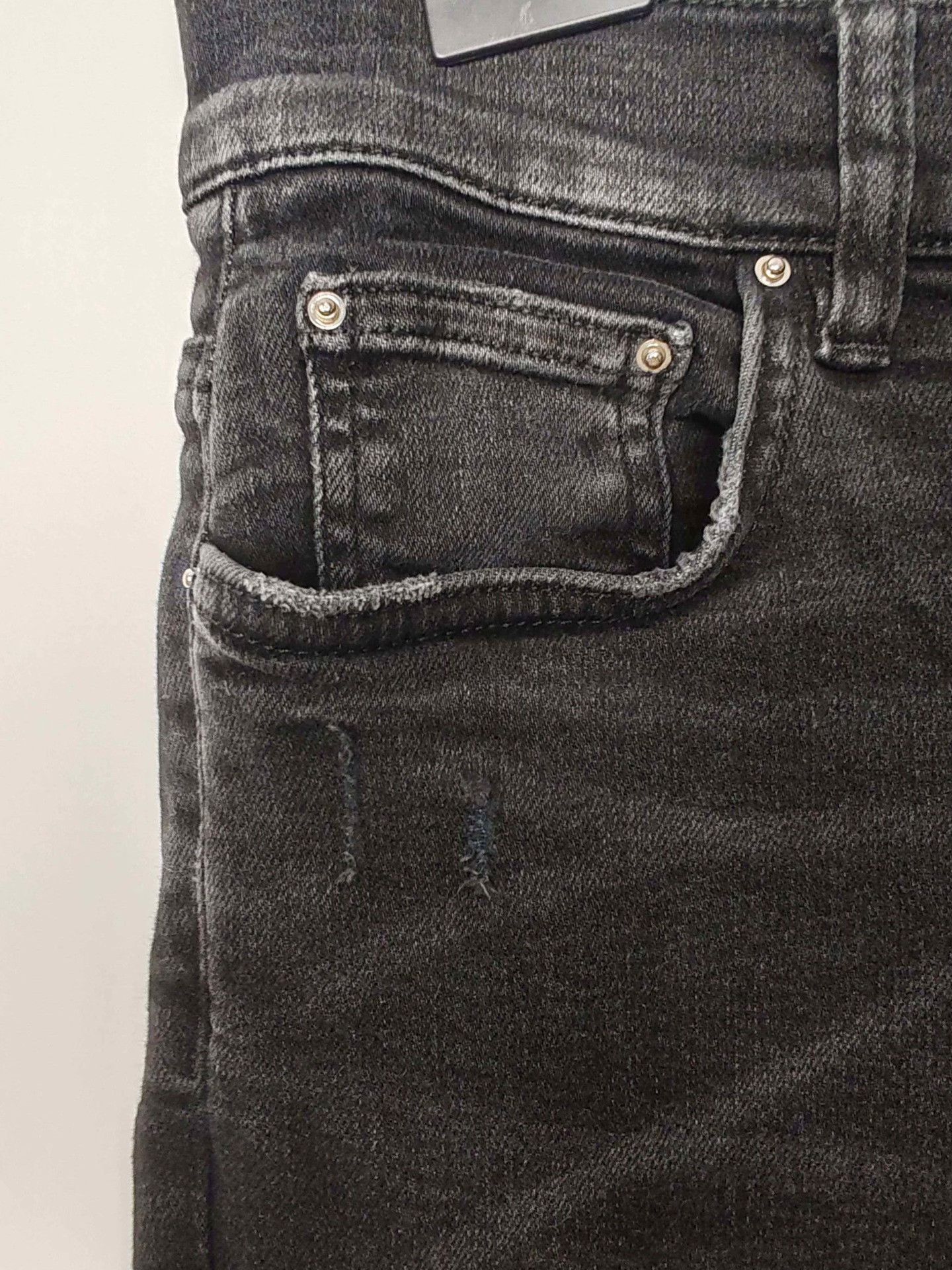 Amiri Amiri Distressed Black Denim Jeans Size 30 Size US 30 / EU 46 - 5 Thumbnail