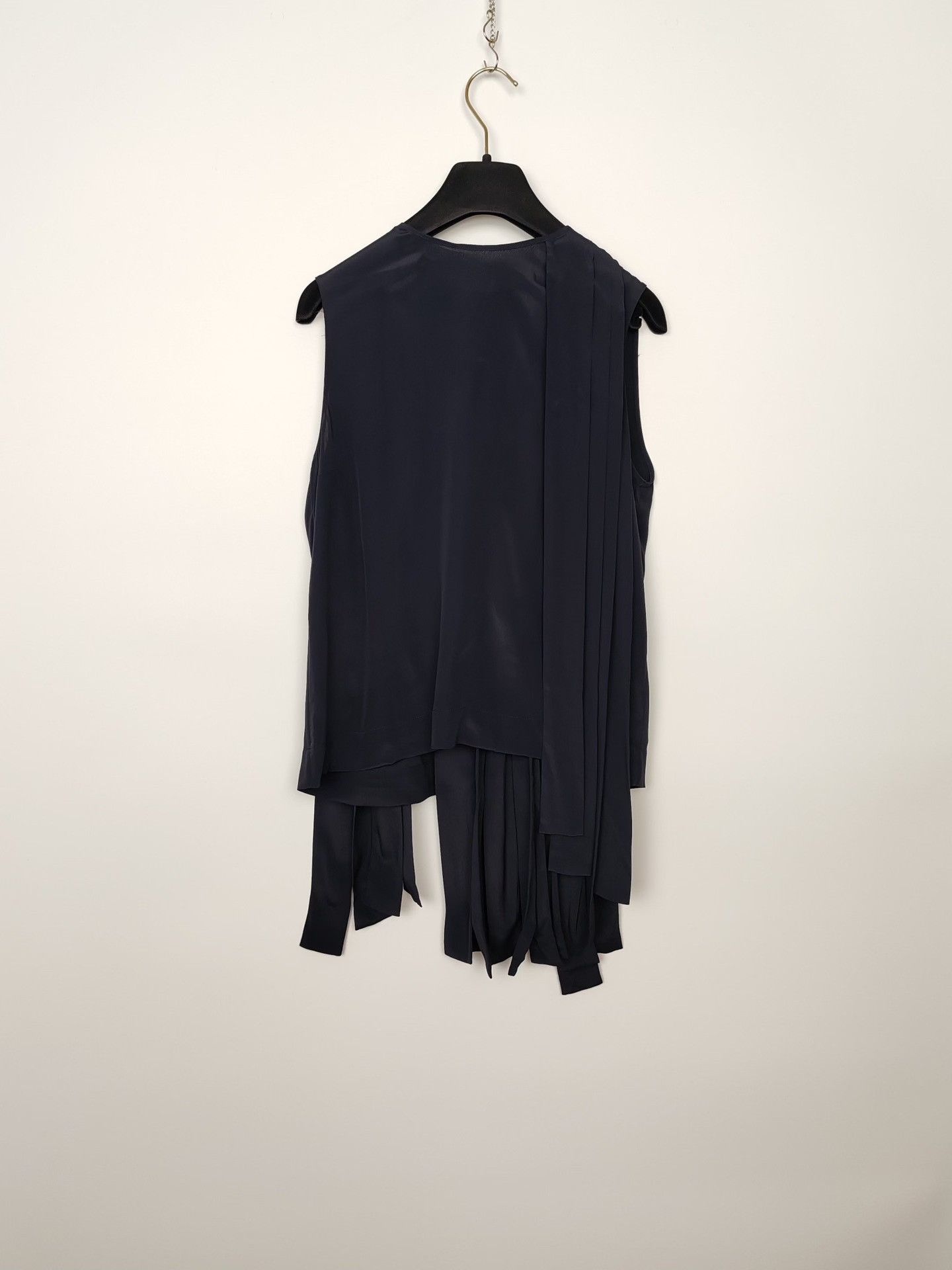 Marni Marni Pleated Silk Blend Sleeveless Blouse Size 38 Size XS / US 0-2 / IT 36-38 - 3 Thumbnail