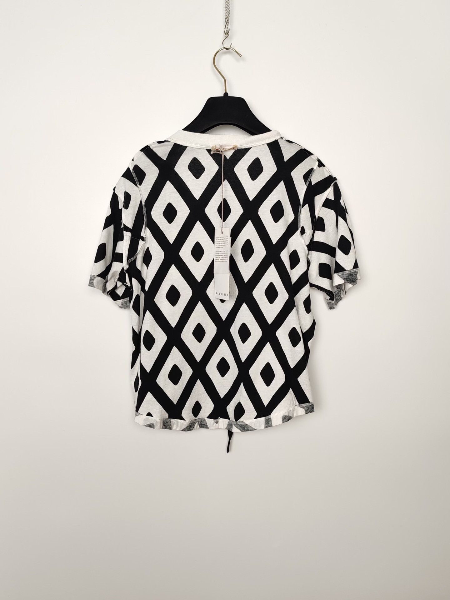 Marni Marni Diamond Print Zip-Up Crop Top Size 40 Size S / US 4 / IT 40 - 3 Thumbnail