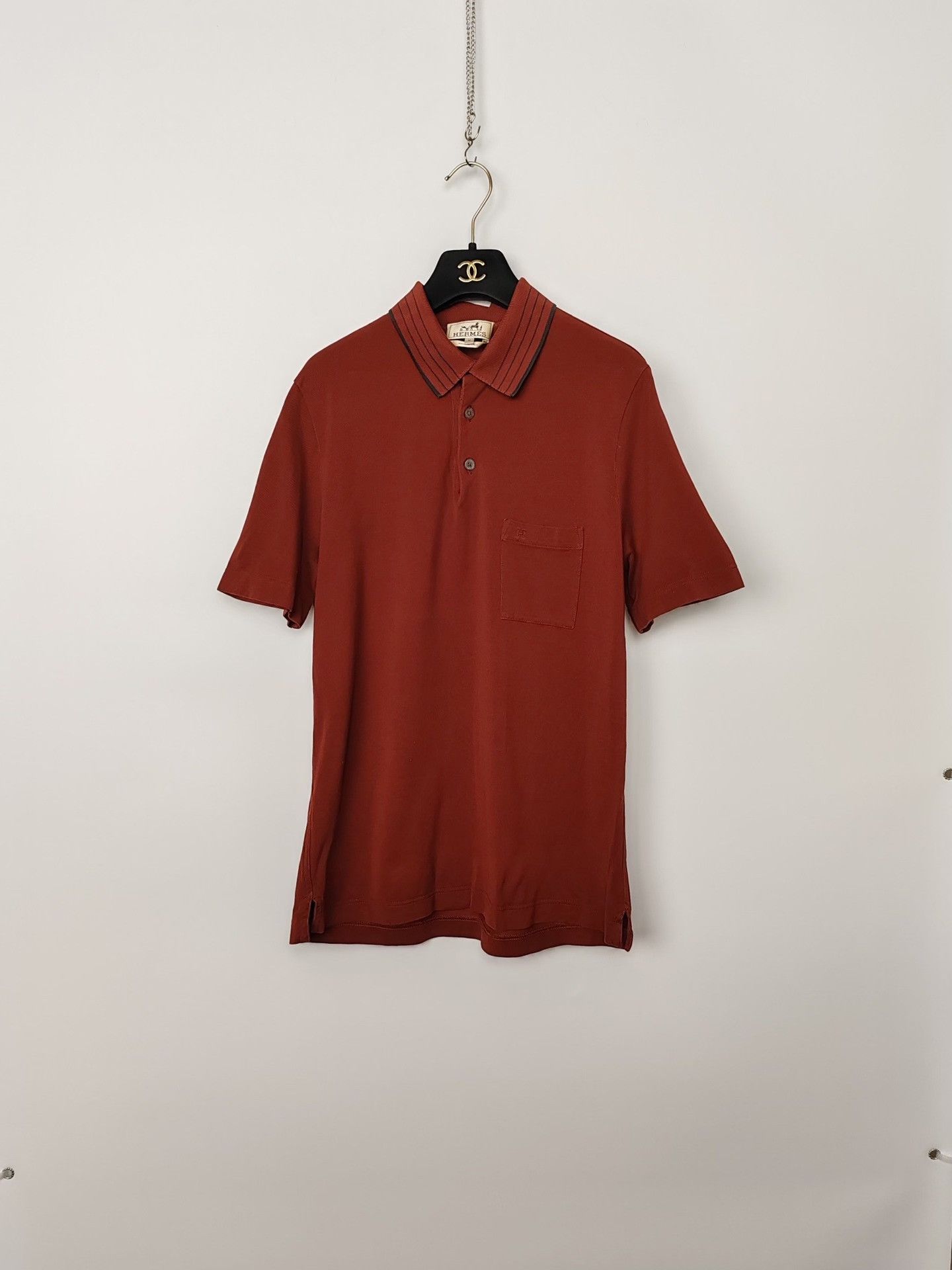 Hermes Hermes H Embroidery Polo Size M Size US M / EU 48-50 / 2 - 2 Thumbnail