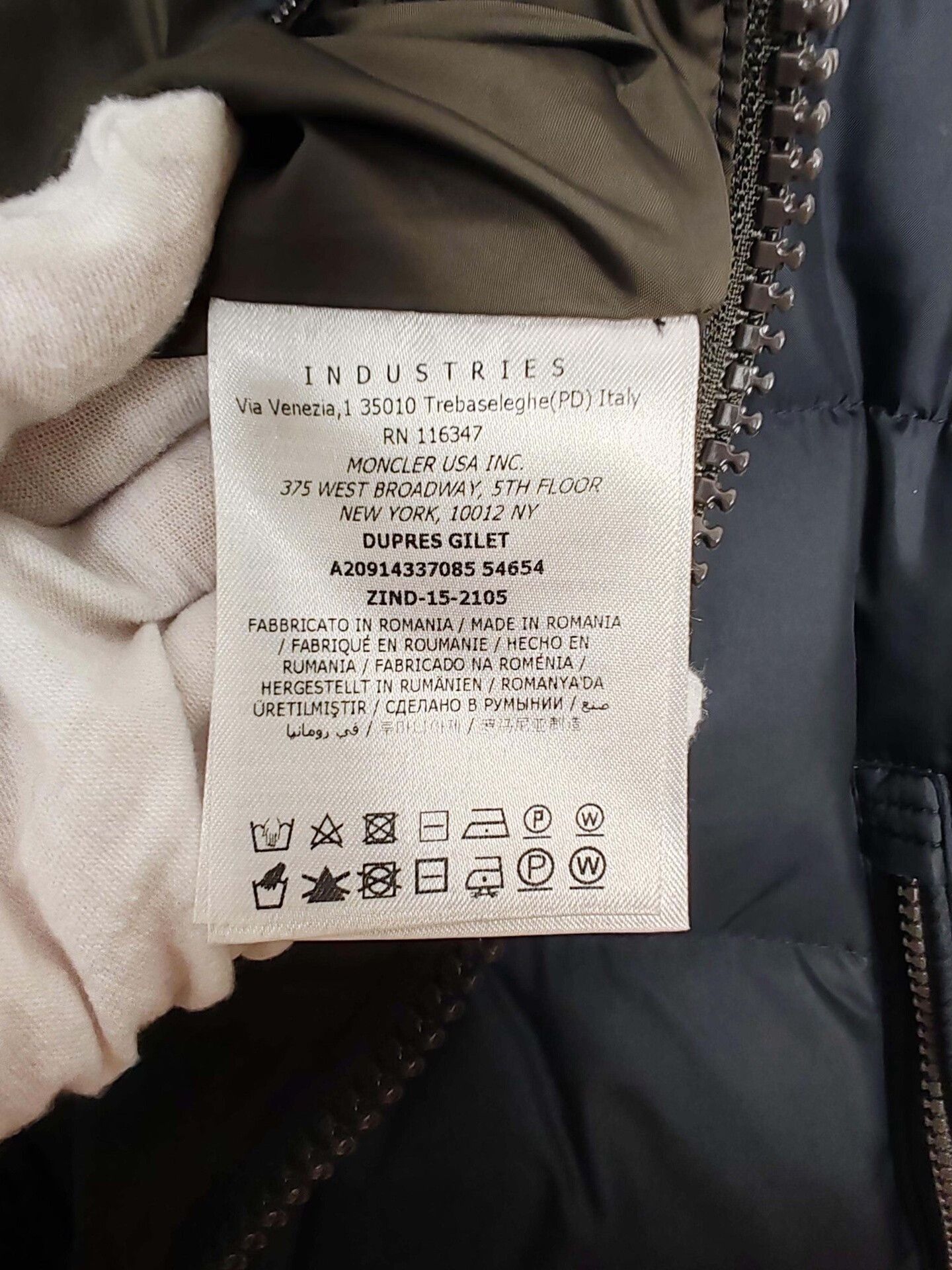 Moncler Moncler Dupres Gilet Vest Size XXL Size US XXL / EU 58 / 5 - 6 Thumbnail