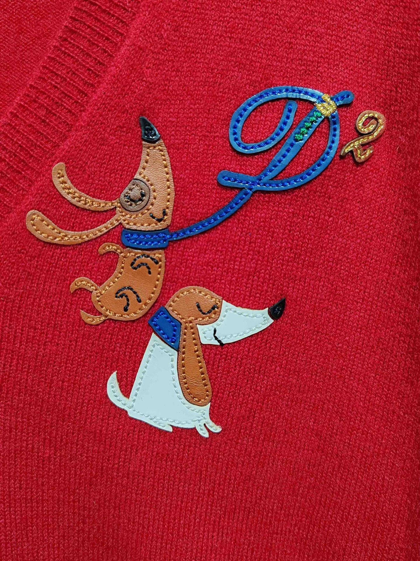 Dsquared2 Dsquared2 Leather Puppy Patch Wool Sweater M Size M / US 6-8 / IT 42-44 - 5 Thumbnail