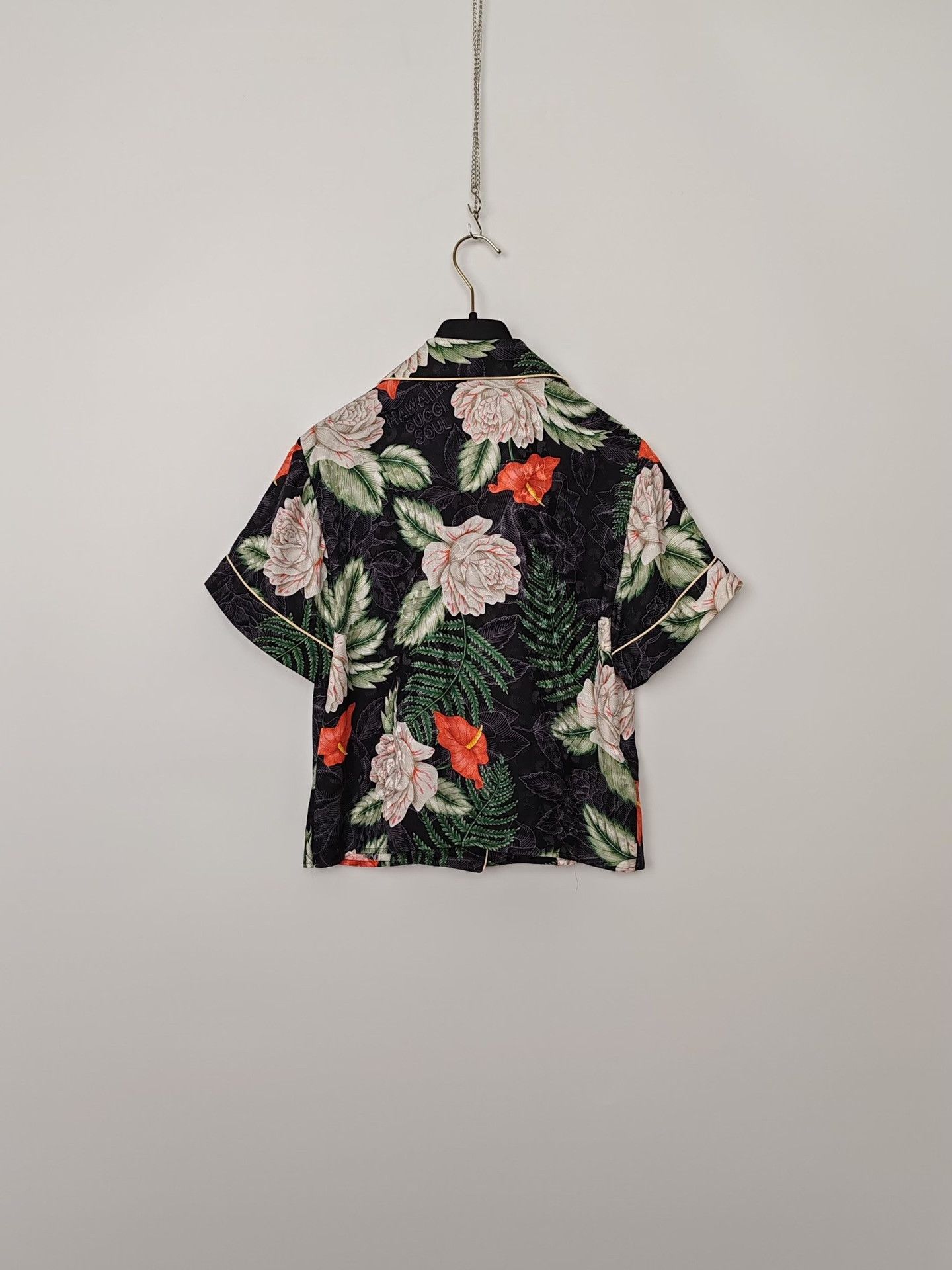 Gucci Gucci Floral Silk Button Up Shirt Size 38 Size XS / US 0-2 / IT 36-38 - 3 Thumbnail
