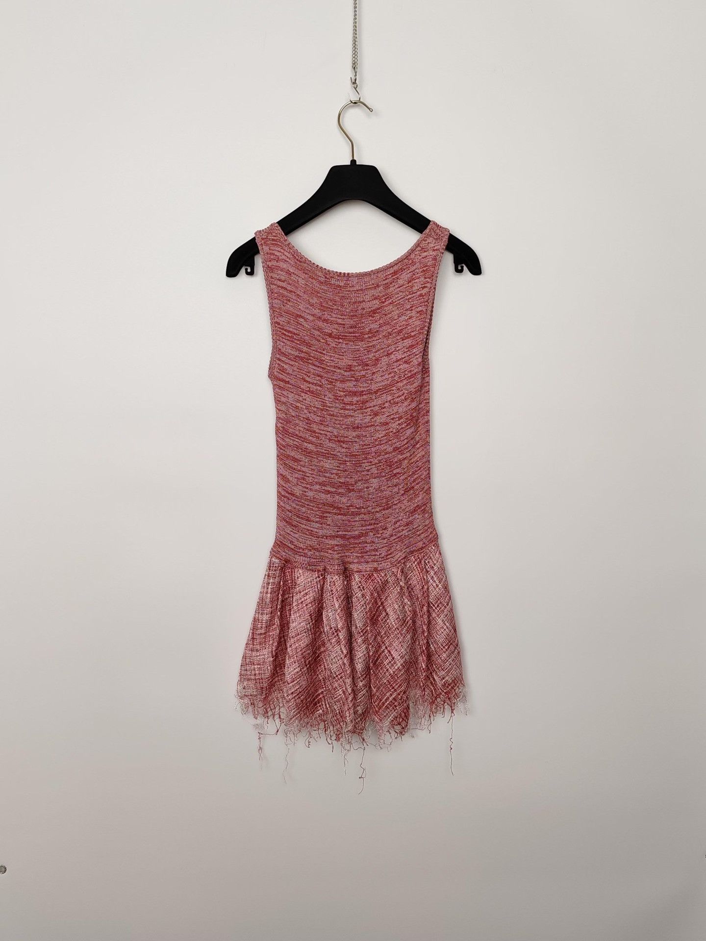 Dior Dior Red Knit Mini Dress Size 34 Size XS / US 0-2 / IT 36-38 - 3 Thumbnail