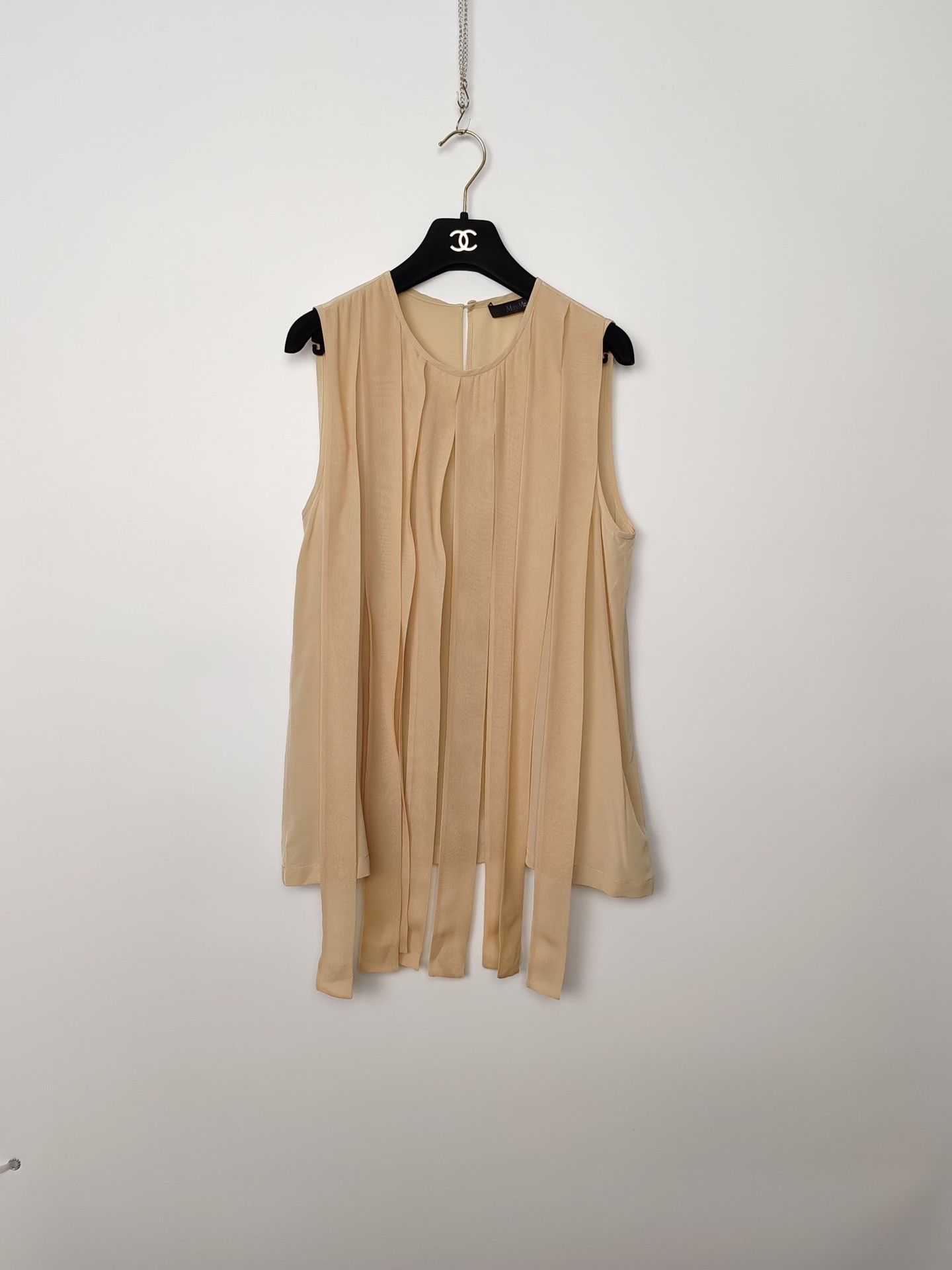 Max Mara MaxMara Silk Sleeveless Tank Top Size IT 44 Size M / US 6-8 / IT 42-44 - 2 Thumbnail