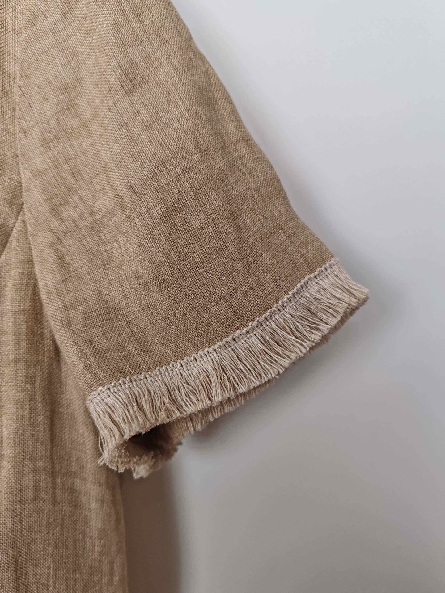 Weekend Max Mara Weekend MaxMara Linen Fringe Midi Dress Size 42 Size M / US 6-8 / IT 42-44 - 6 Thumbnail