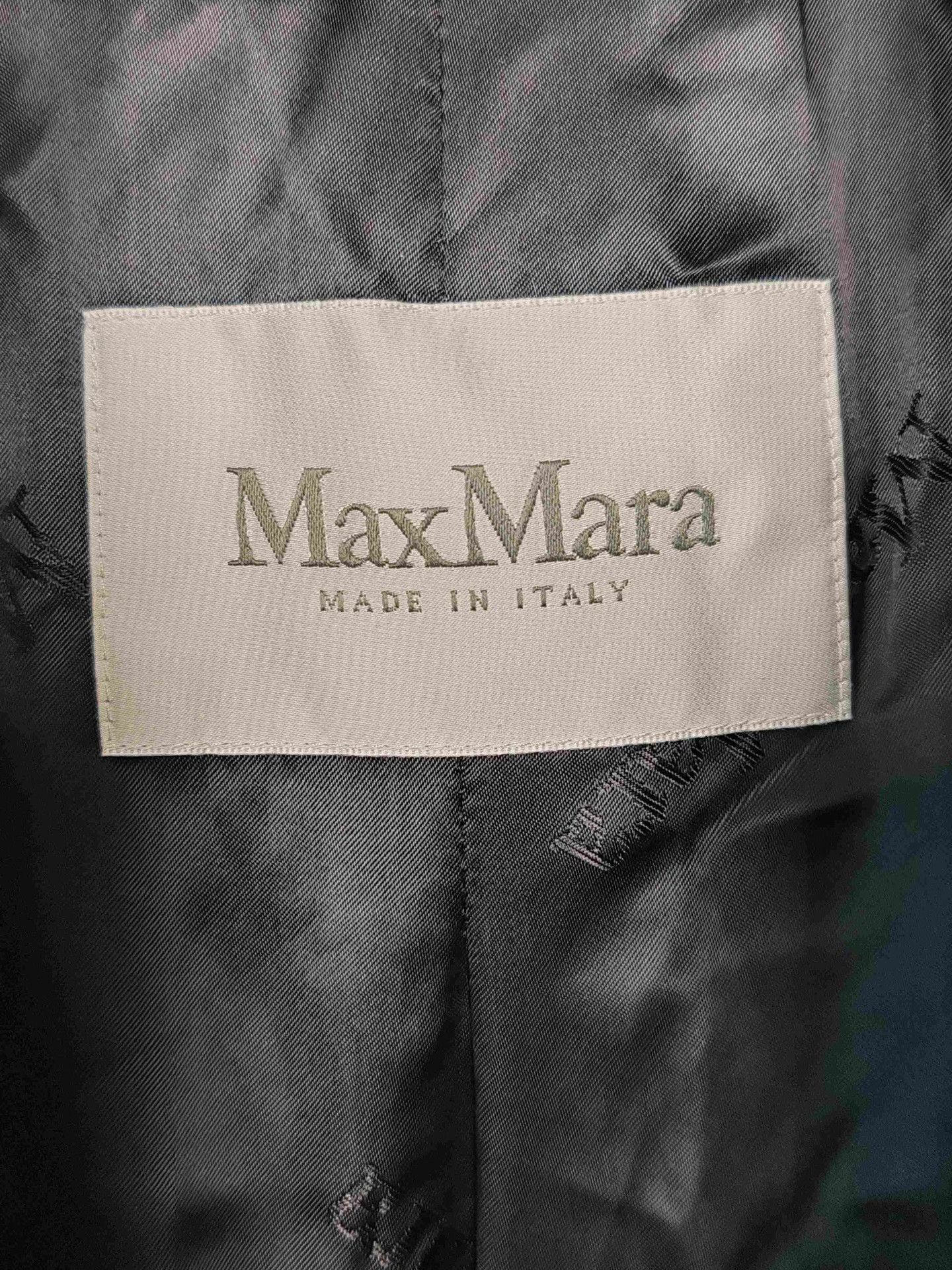 Max Mara MaxMara Black Wool Coat Size 34 Size XXS / US 00 / IT 34 - 4 Thumbnail
