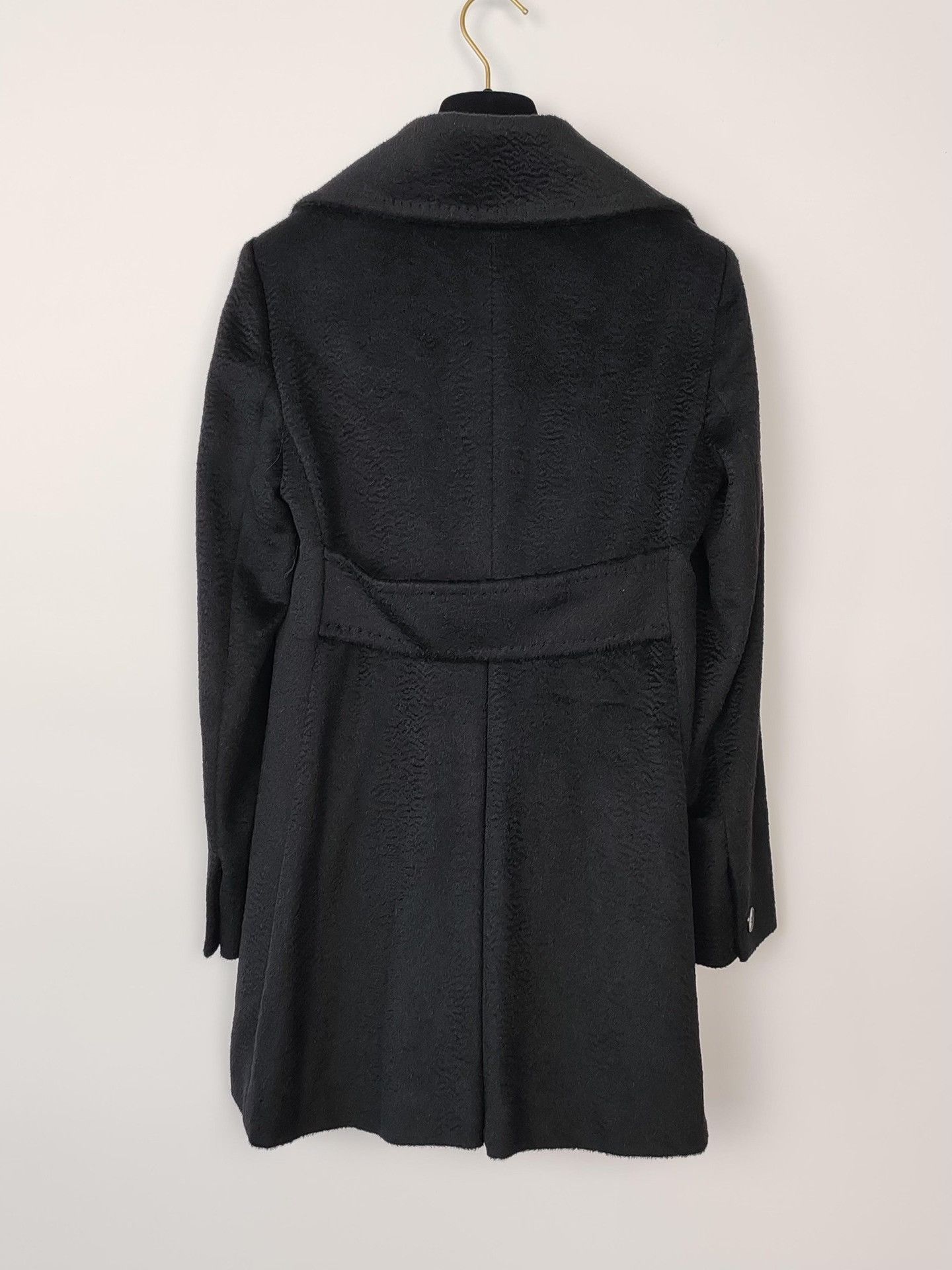 Max Mara MaxMara Black Wool Coat Size 34 Size XXS / US 00 / IT 34 - 3 Thumbnail