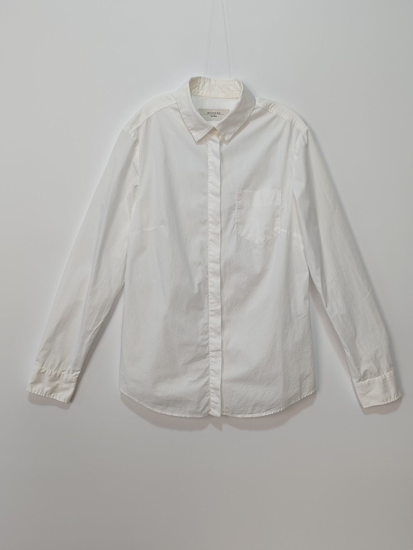 Max Mara Weekend MaxMara White Button Up Shirt Size 38 Size XS / US 0-2 / IT 36-38 - 2 Thumbnail