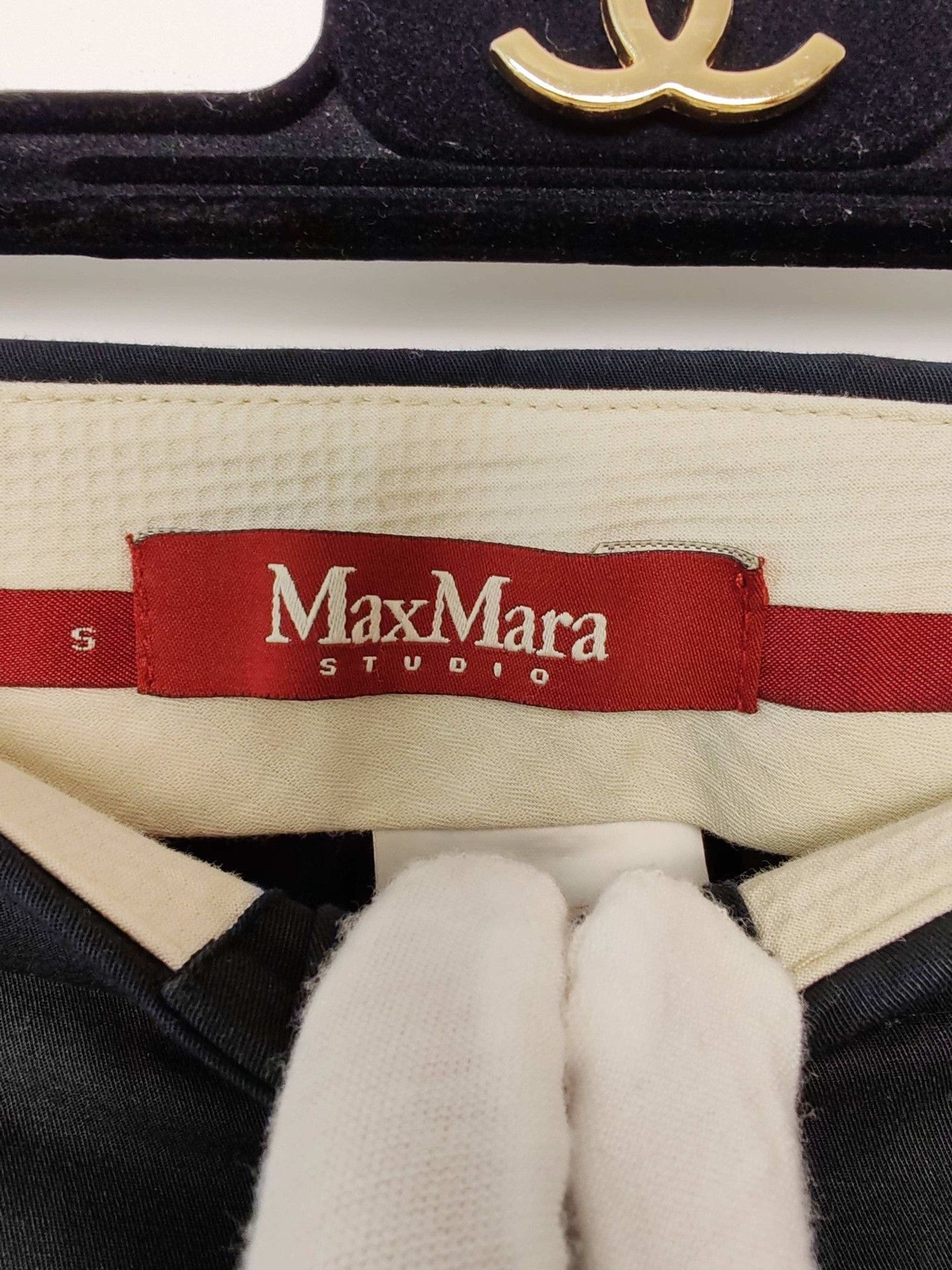 Max Mara MaxMara Studio Cotton Blend Pants Size 4 Size 27" / US 4 / IT 40 - 4 Thumbnail