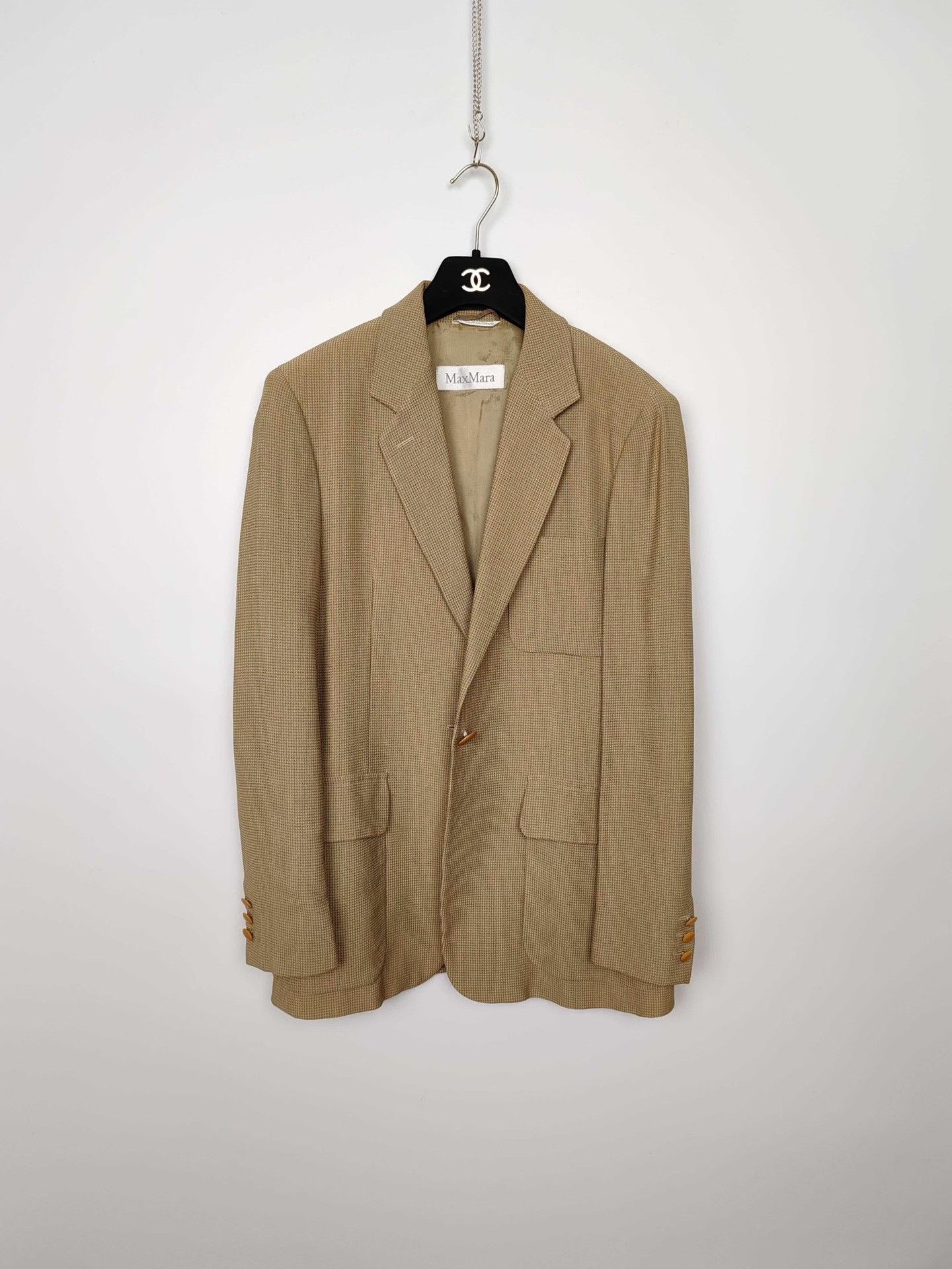 Max Mara MaxMara Classic Check Blazer Size IT 42 Size M / US 6-8 / IT 42-44 - 2 Thumbnail