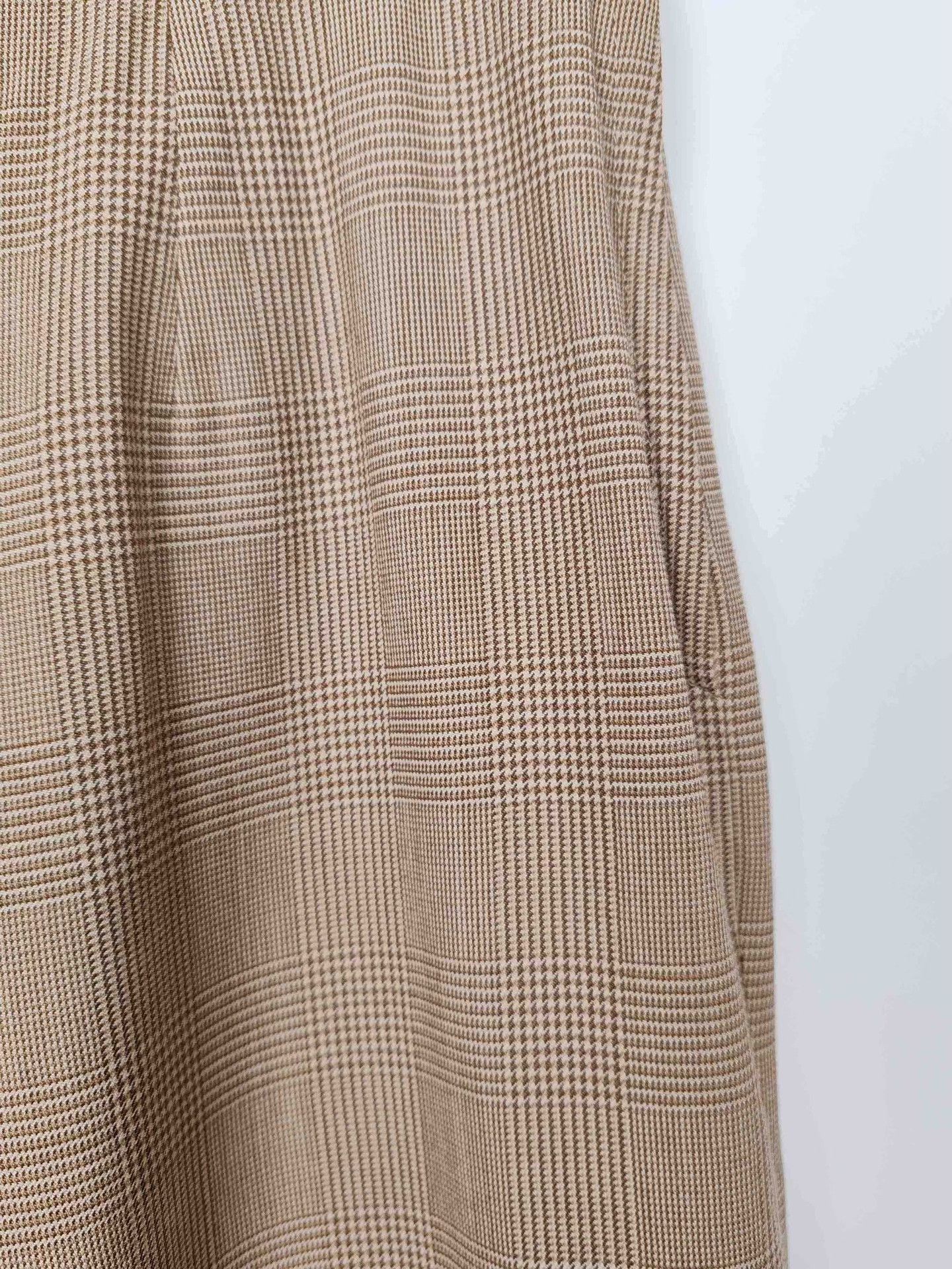 Max Mara MaxMara Brown Plaid Pants Size 42 Size 28" / US 6 / IT 42 - 5 Thumbnail