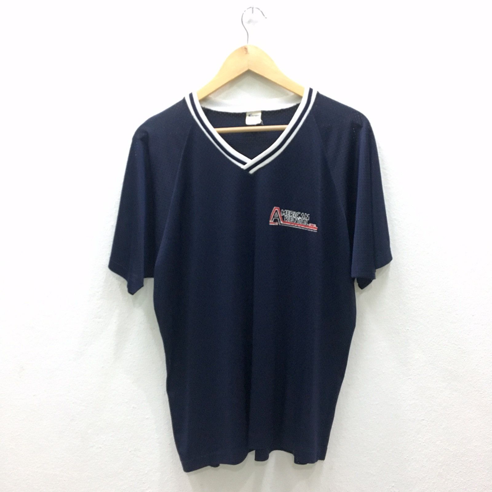 Champion Vintage Champion Jersey Millers American Rental V Neck Size US L / EU 52-54 / 3 - 1 Thumbnail
