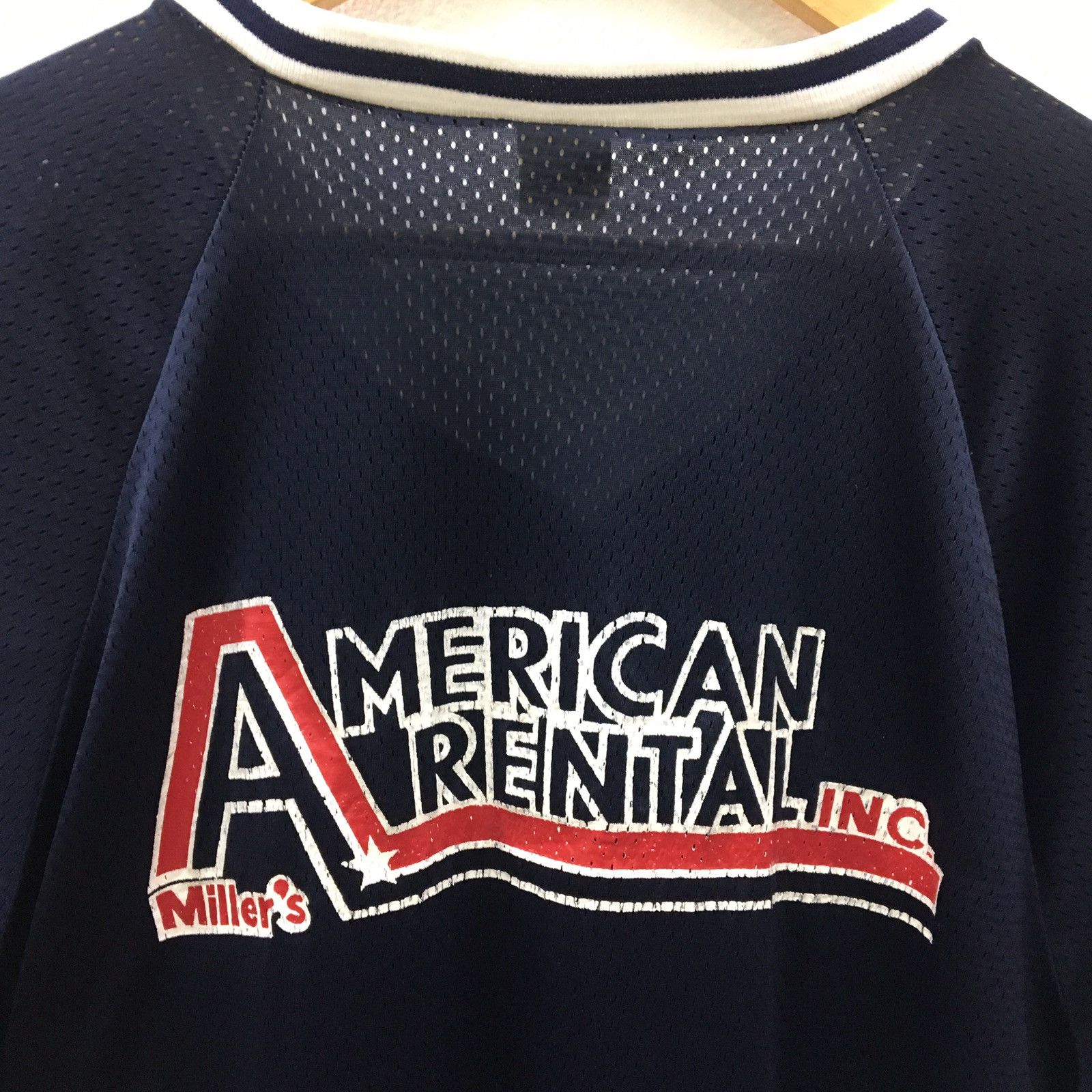 Champion Vintage Champion Jersey Millers American Rental V Neck Size US L / EU 52-54 / 3 - 3 Thumbnail