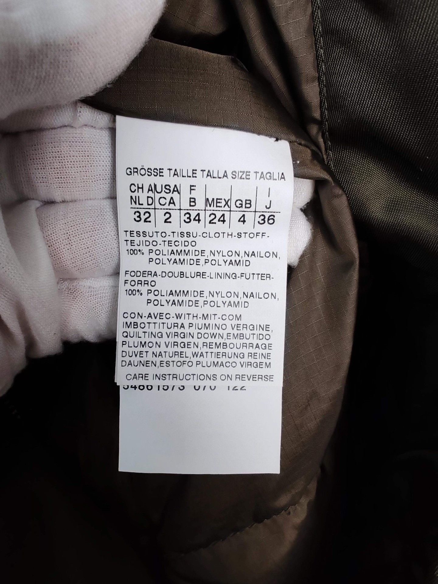 Max Mara MaxMara Rabbit Fur Collar Down Jacket Size FR 34 Size XS / US 0-2 / IT 36-38 - 9 Thumbnail